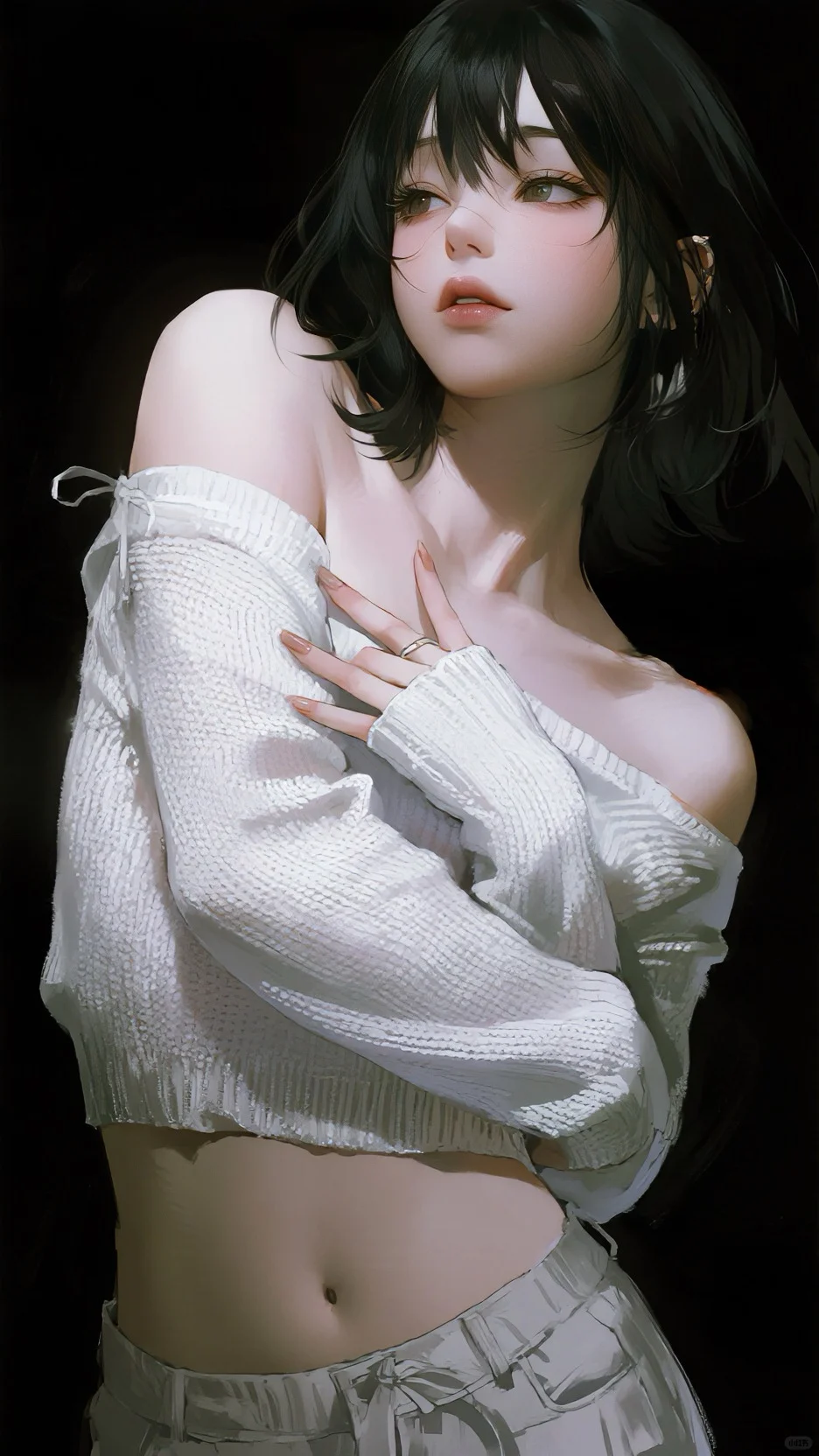 #自曲💕手机壁纸:这腰线很难不爱!!
