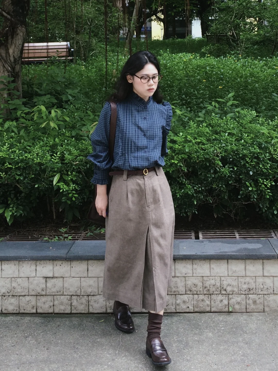 发现小个子真的适合复古文艺感知识分子风
