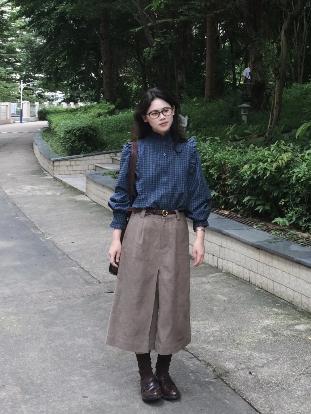 发现小个子真的适合复古文艺感知识分子风