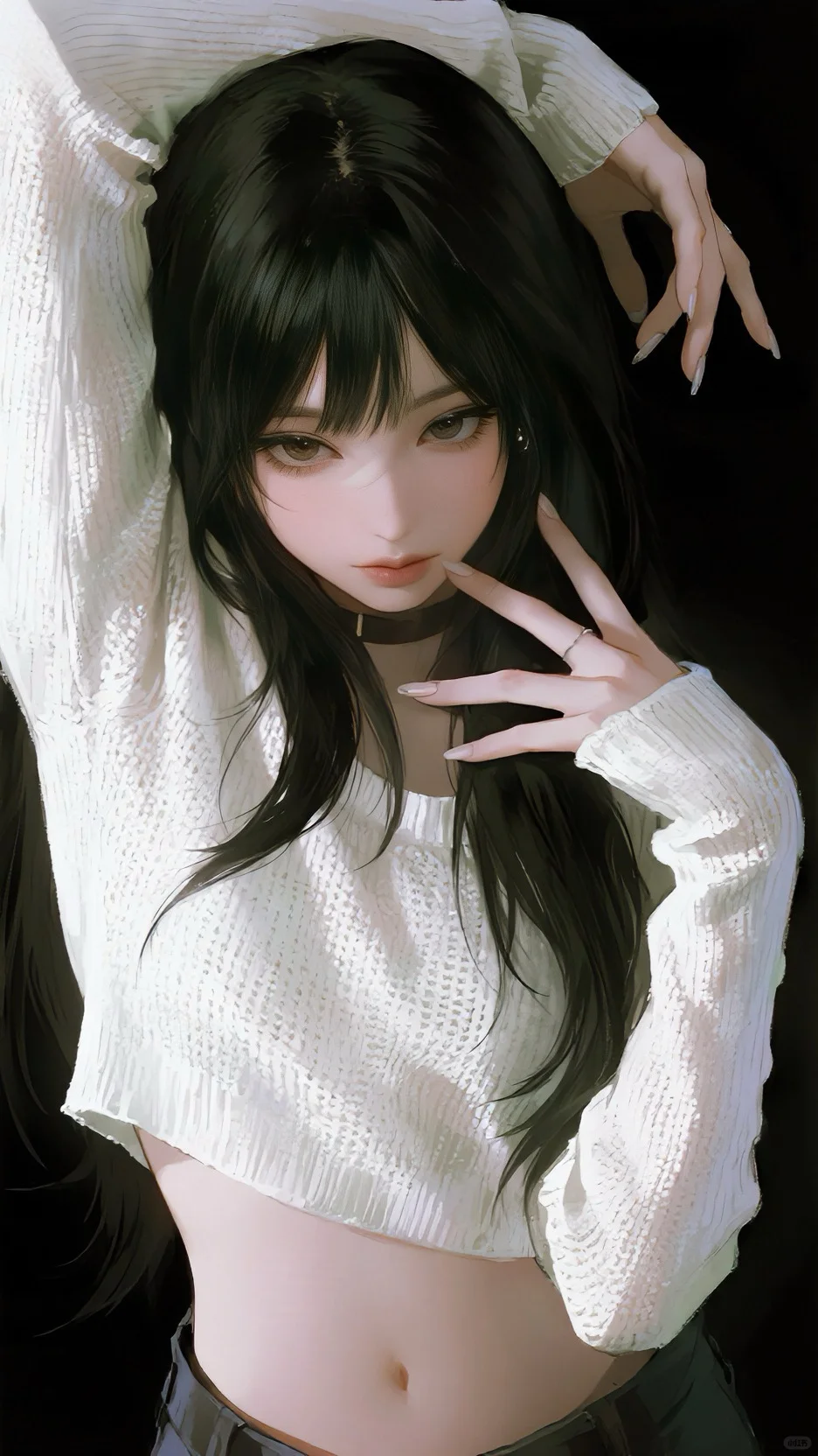 #自曲💕手机壁纸:这腰线很难不爱!!