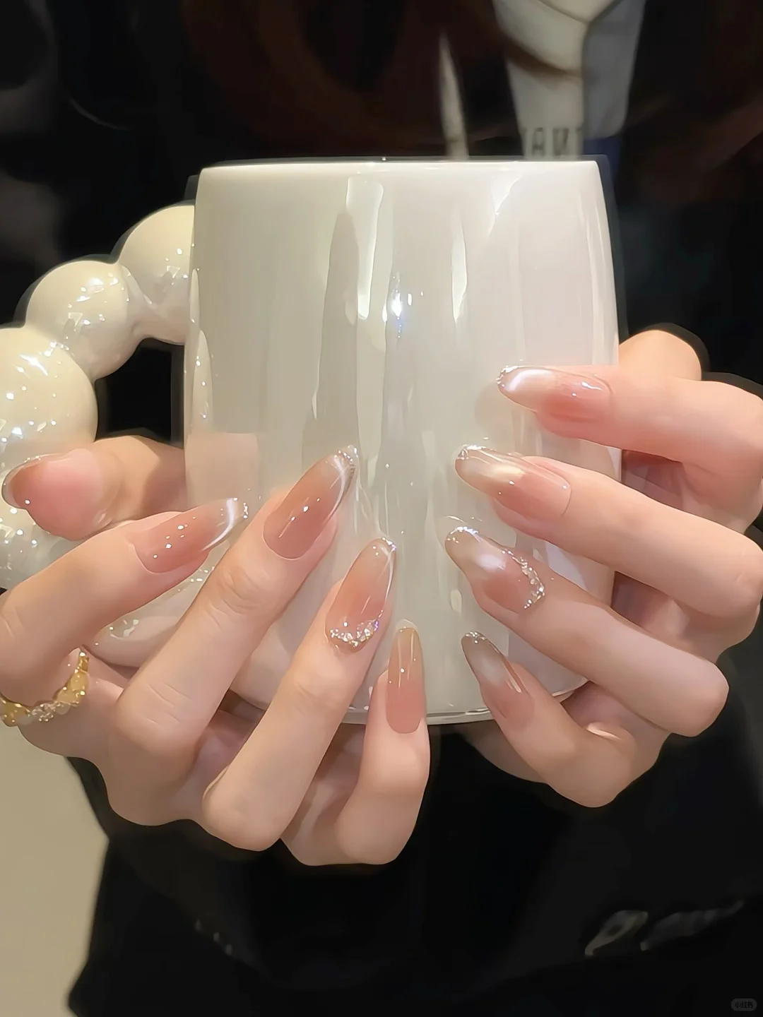 清透干干净净✨ 裸色温柔猫眼💃纯欲女神感
