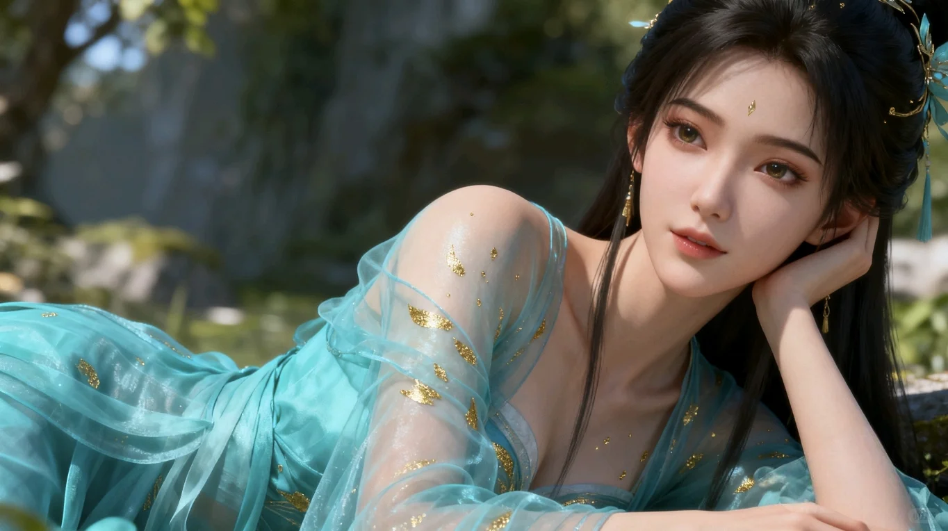绝美古风建模太美了！动漫女主应该🤩🤩