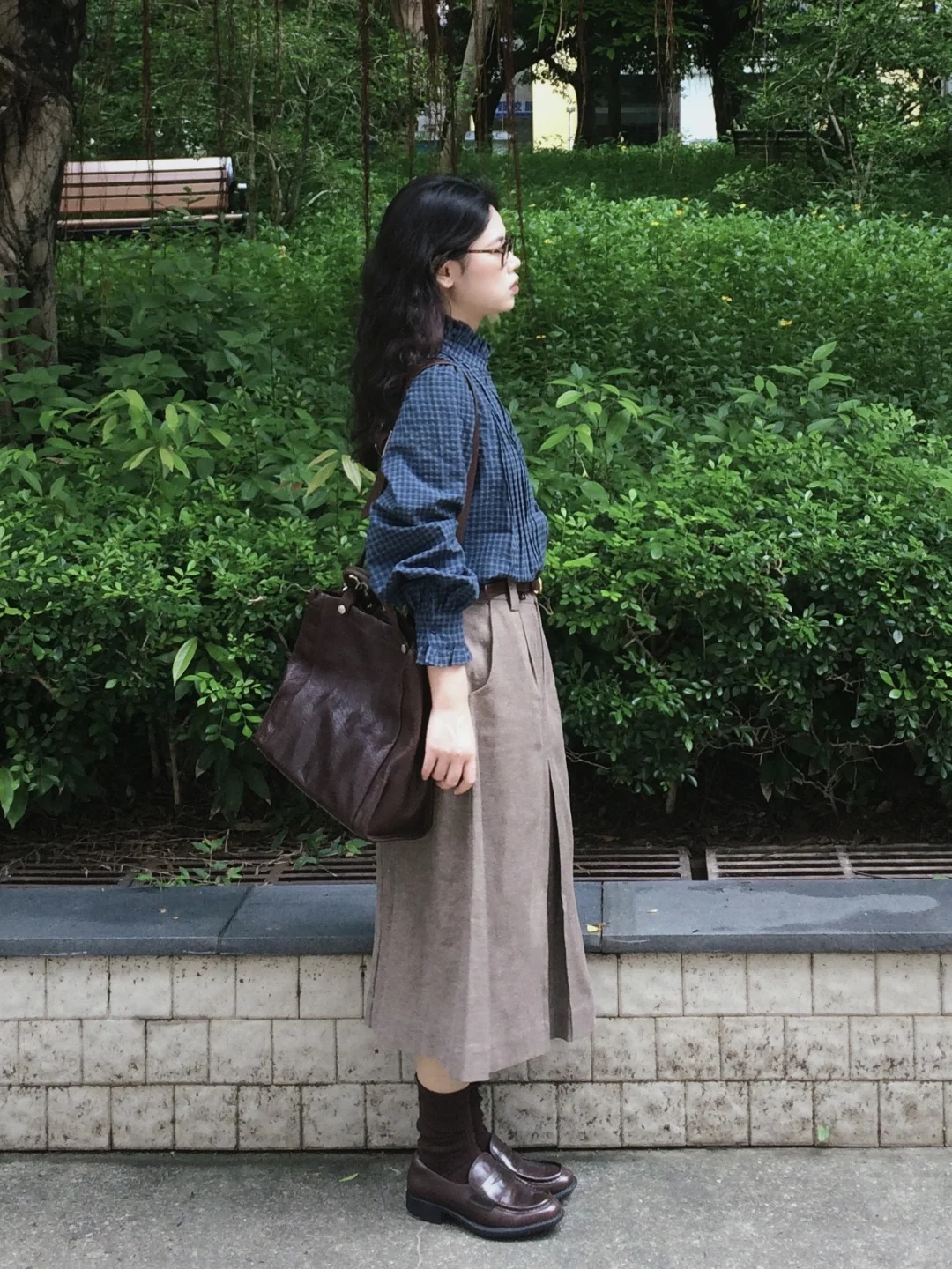 发现小个子真的适合复古文艺感知识分子风