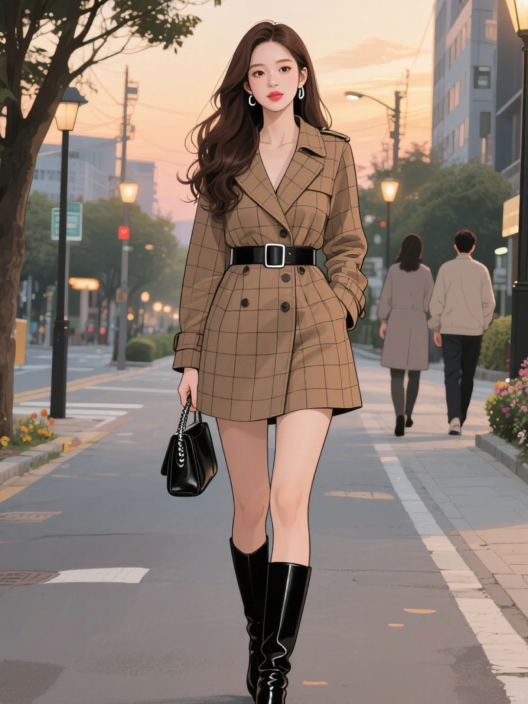 创意图片｜衣橱里的模特和自己穿同样衣服