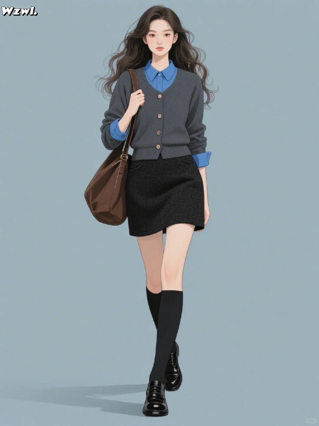 小红书生活画家|学院风穿搭~~