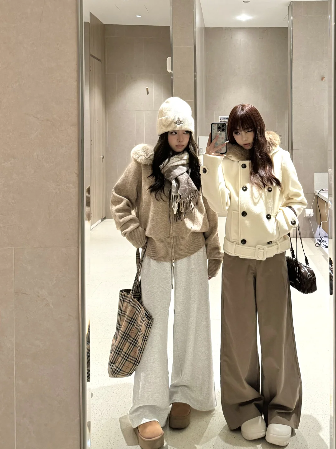 秋冬和姐妹这样穿很难不喜欢👜