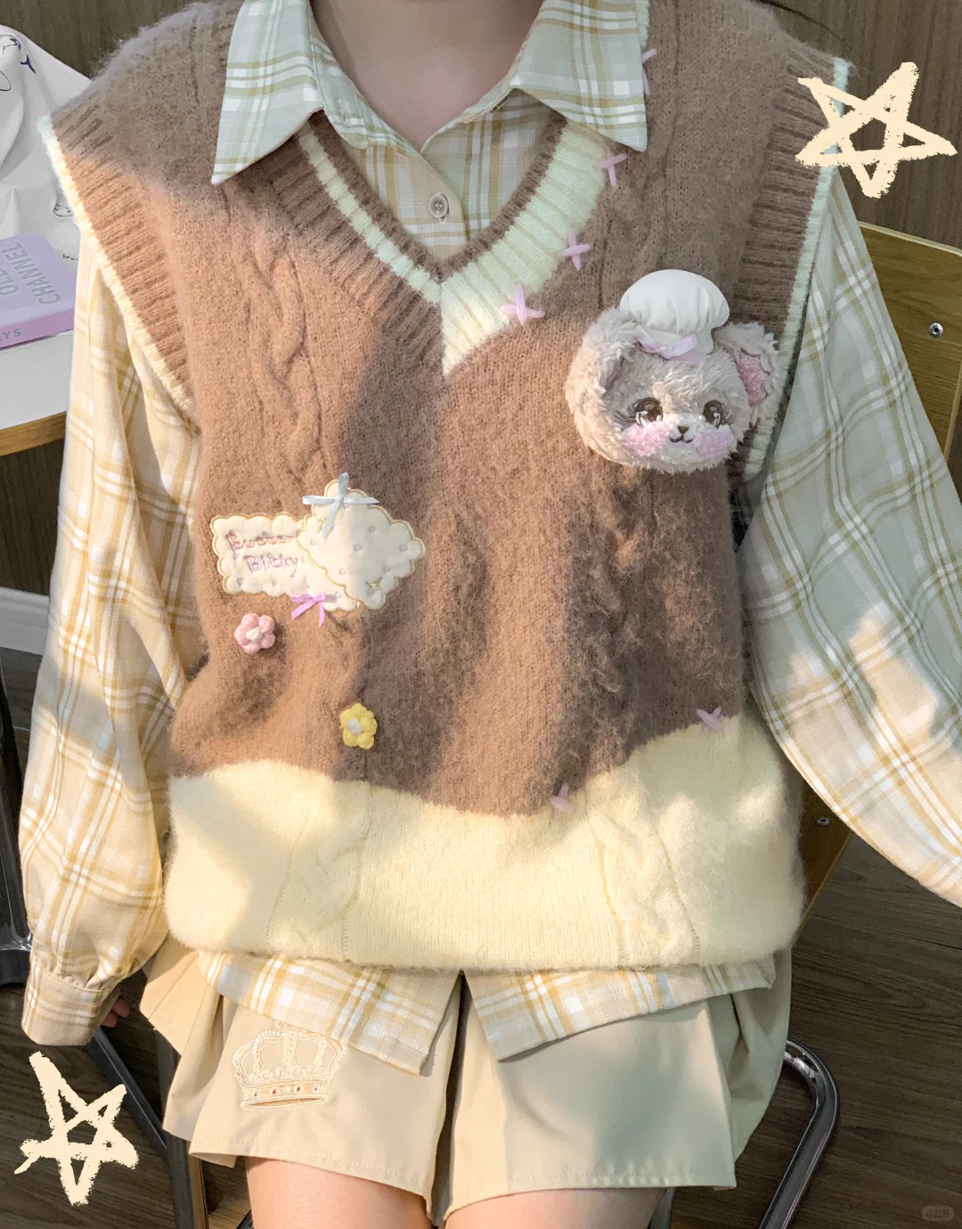(=゚ω゚)ノ今天是豹可爱的小熊🧸!