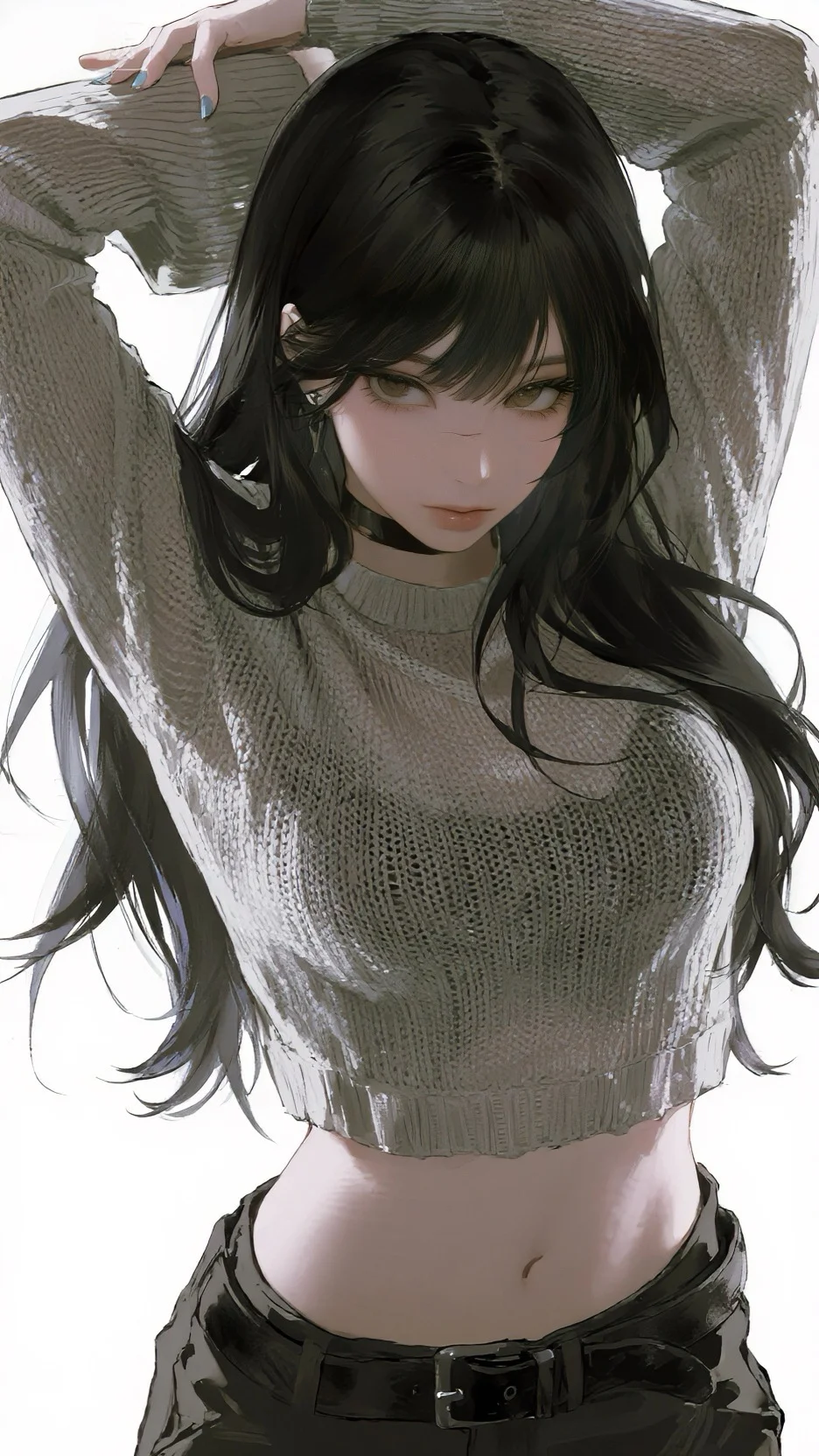 #自曲💕手机壁纸:这腰线很难不爱!!