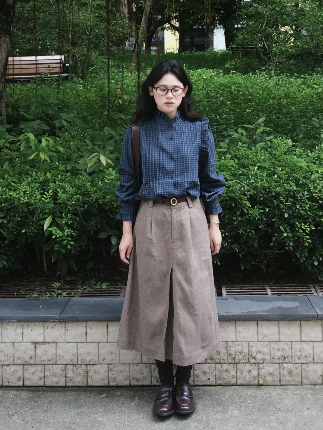 发现小个子真的适合复古文艺感知识分子风