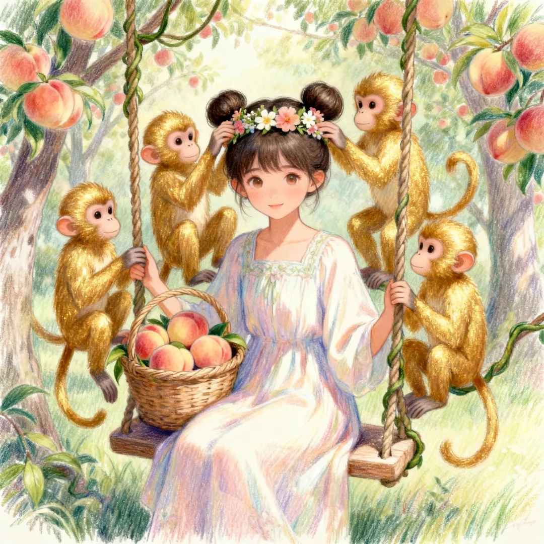 ✨唯美女生头像|十二生肖之申猴