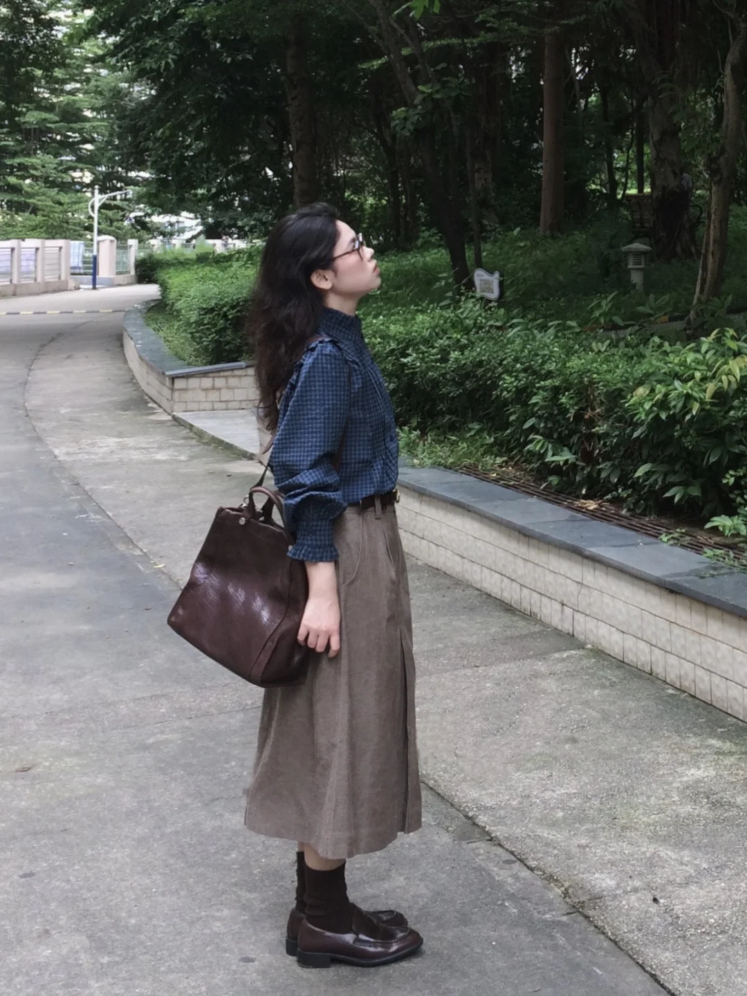发现小个子真的适合复古文艺感知识分子风