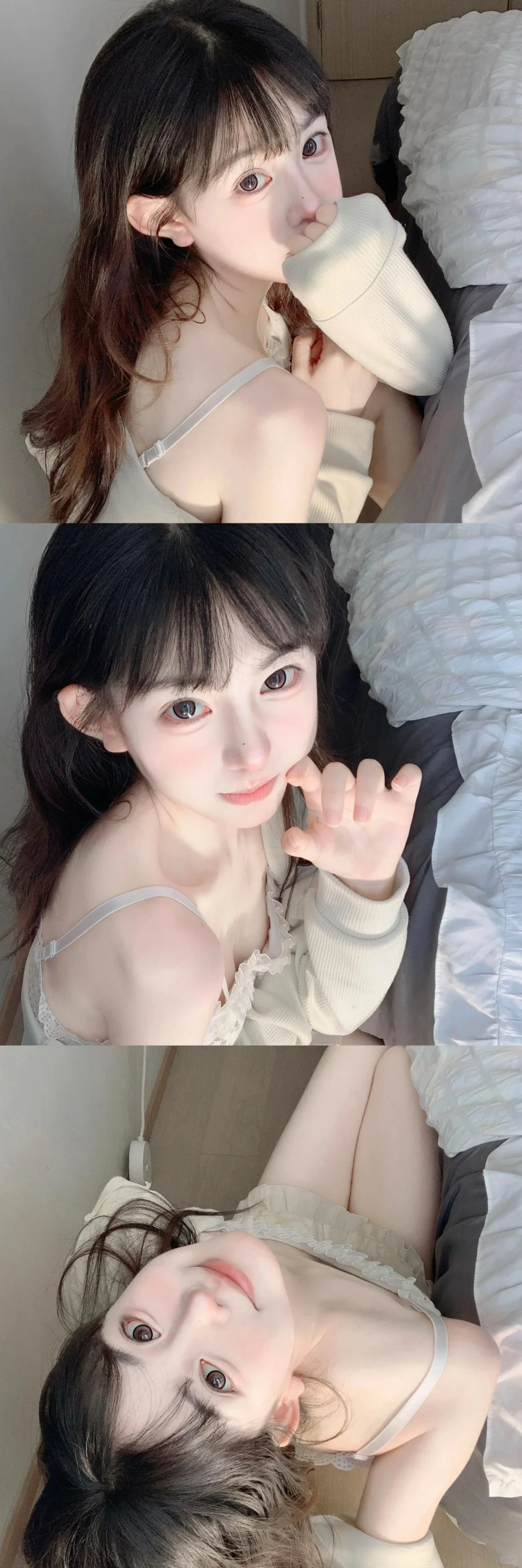 存一些好用的甜妹拍照姿势!