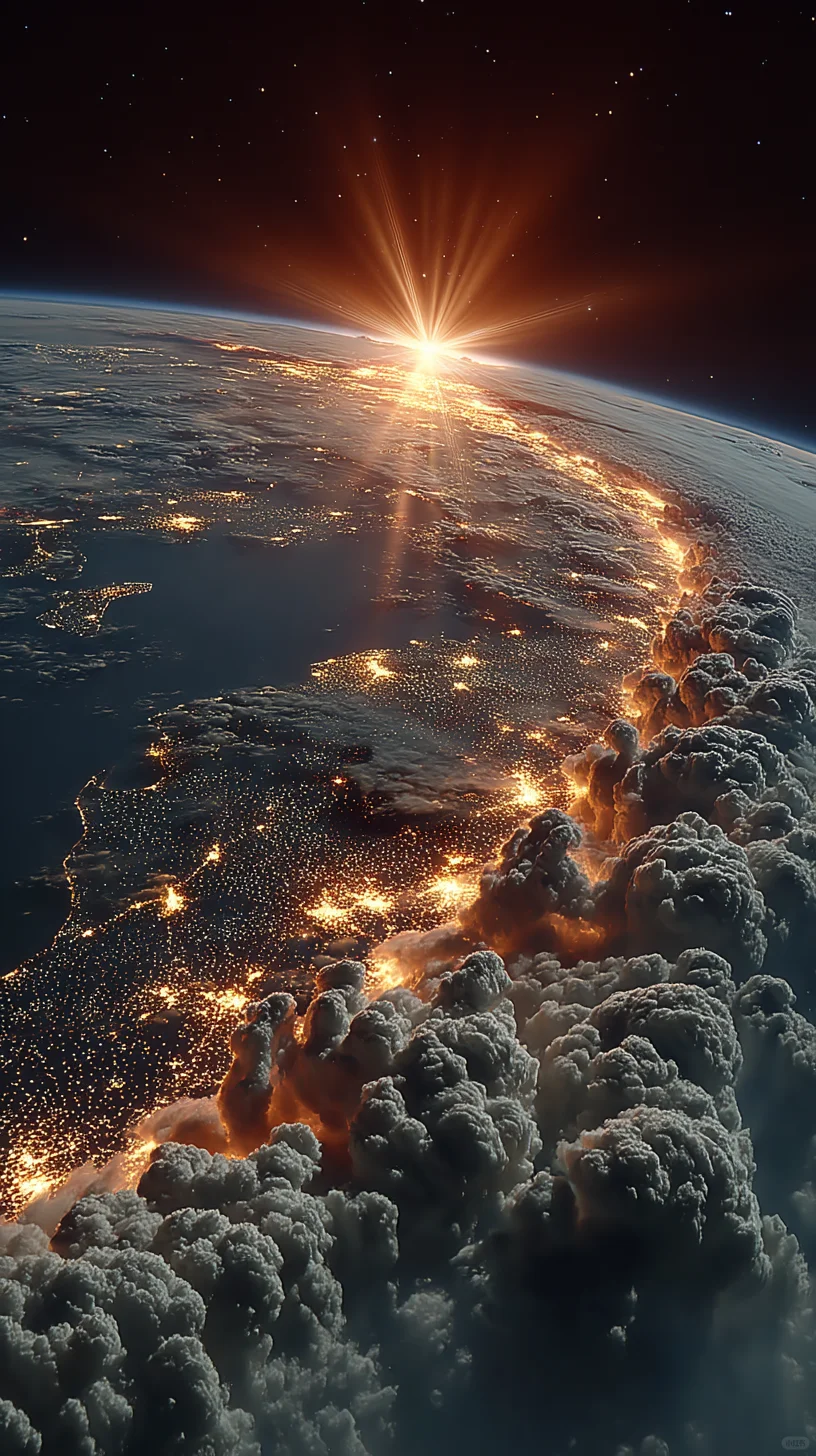 当第一缕阳光亲吻地球 🌍✨