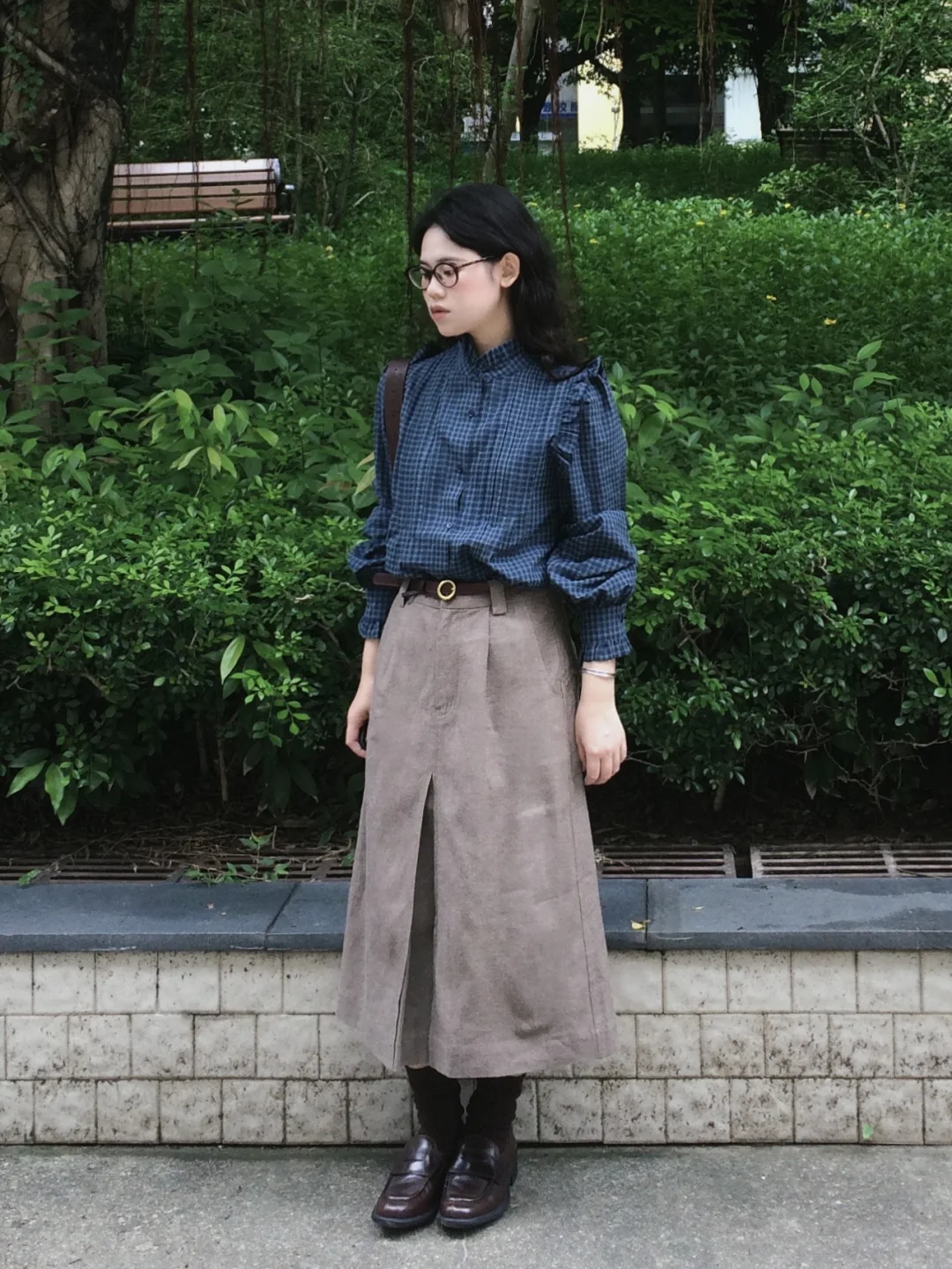 发现小个子真的适合复古文艺感知识分子风