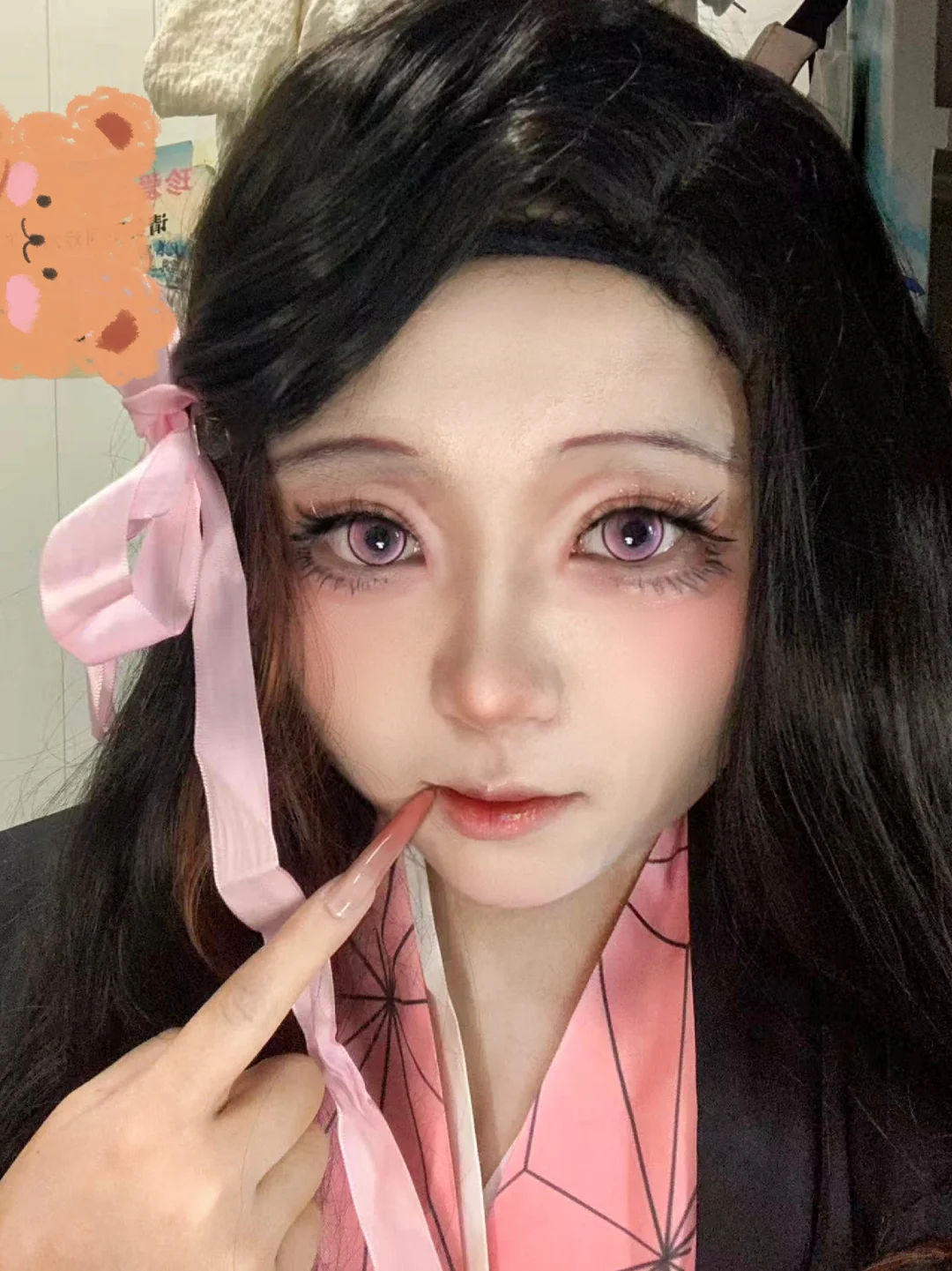 祢豆子可是我们村有名的美少女
