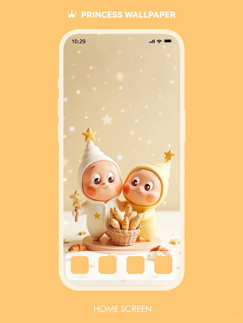 905#⭐星星人面包星语🧸高清可爱手机壁纸