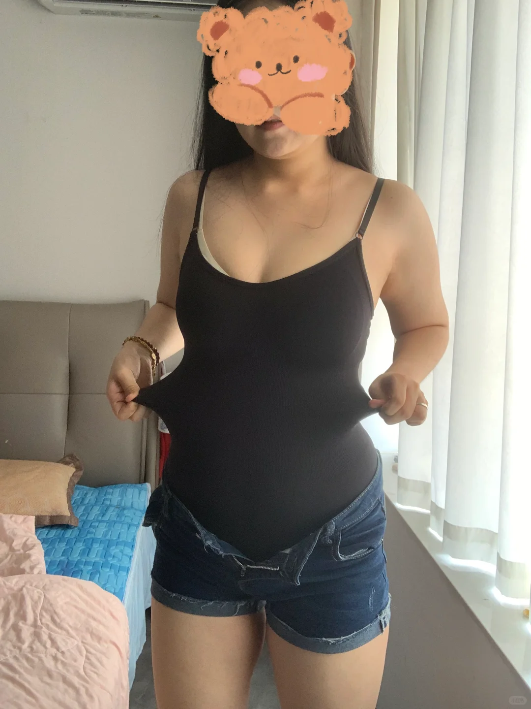 145斤live~塑身衣坐下也不会堆出一块肉！！