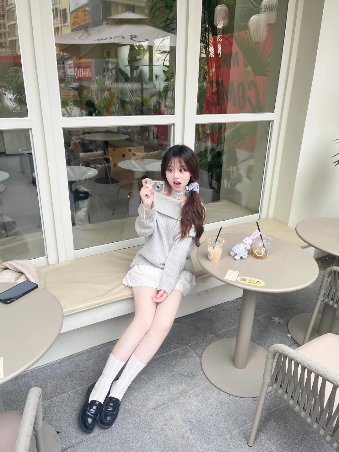 存一些甜妹穿搭…
