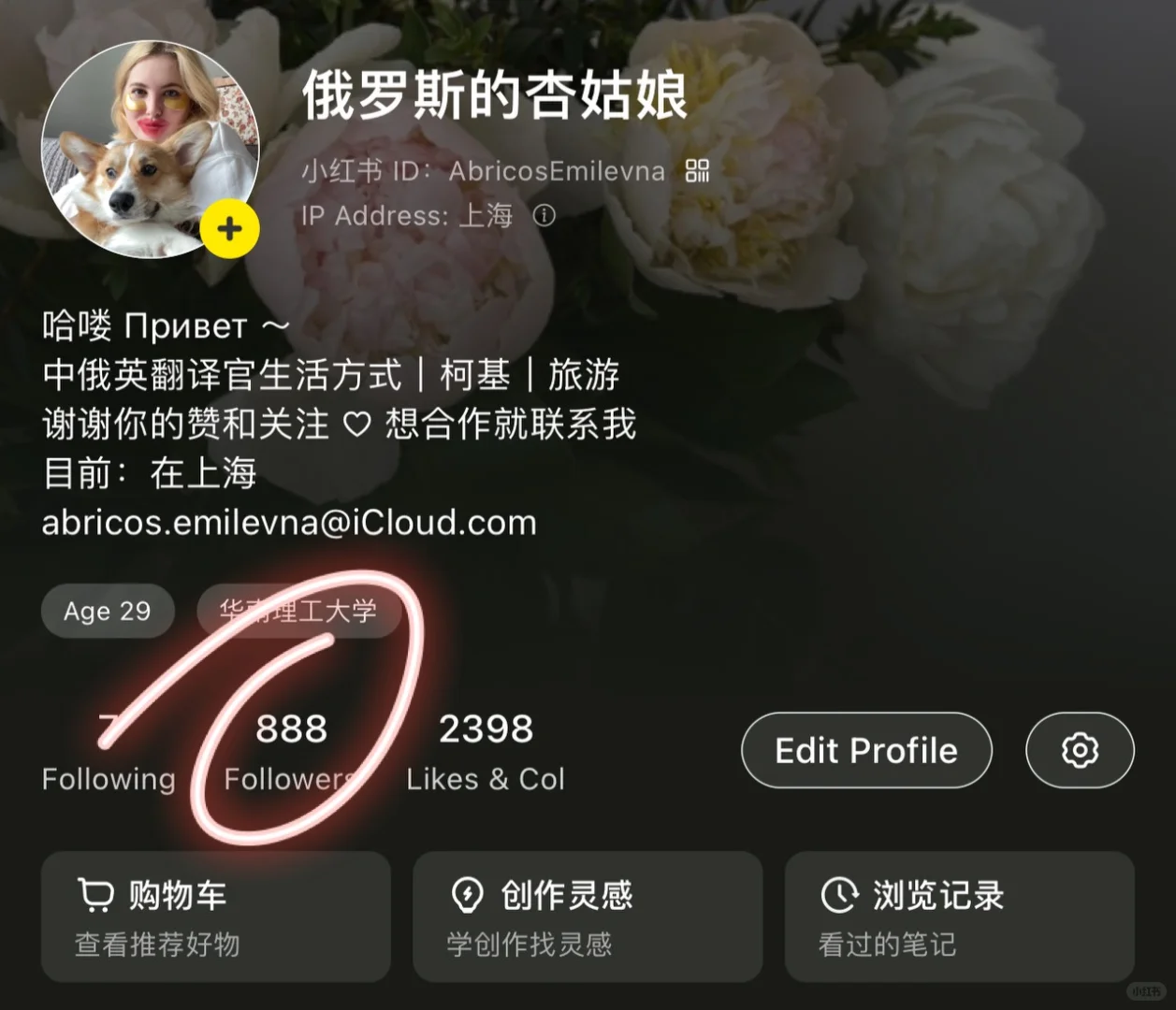 888个粉丝啦!✨