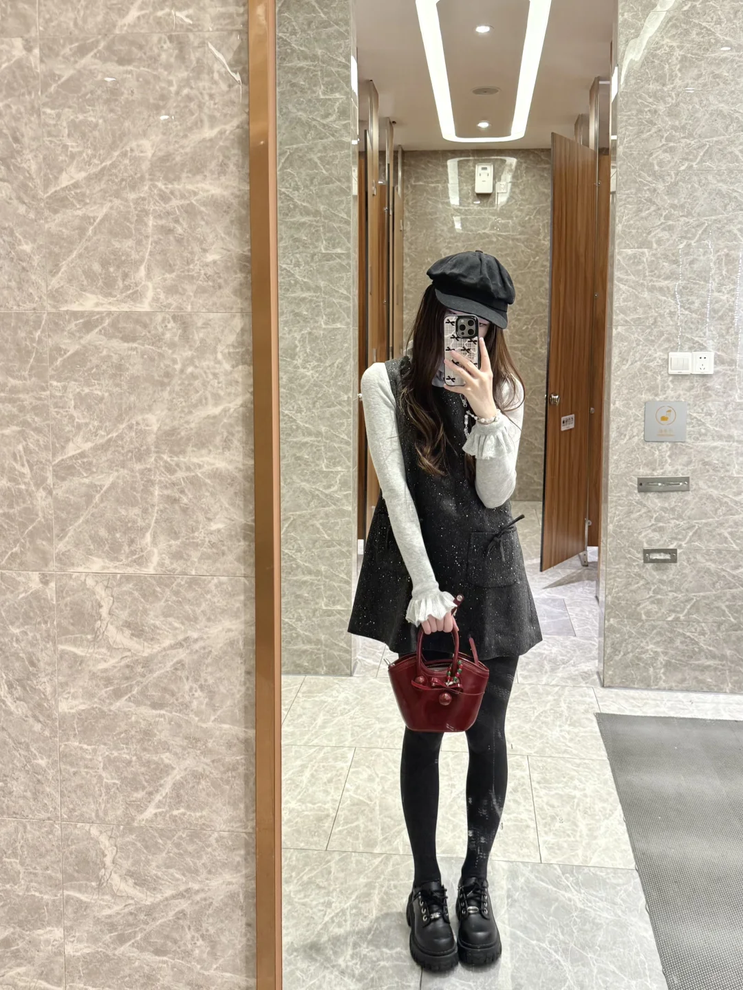 miu系格雷girl～开始期待秋冬的打底裤穿搭🖤