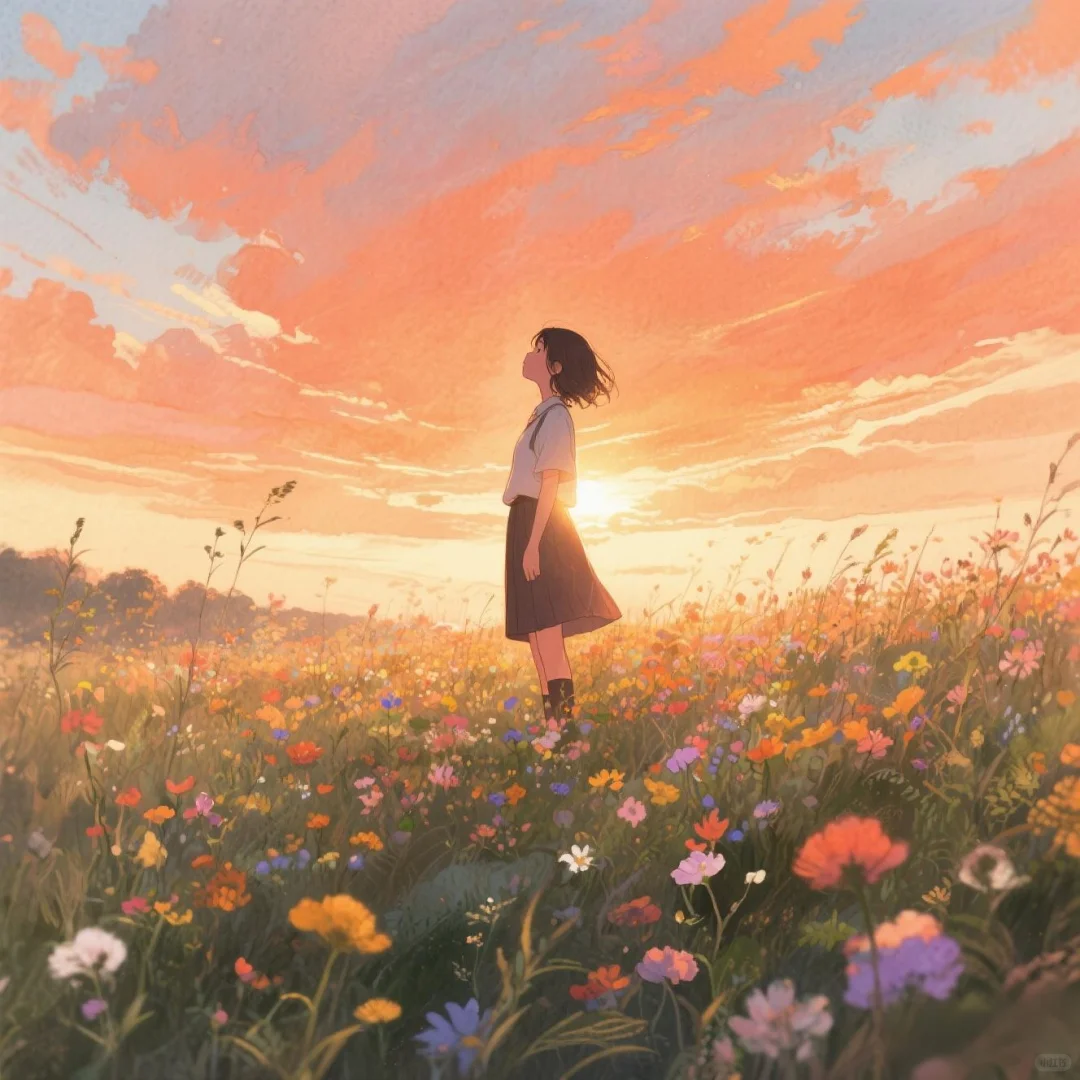 治愈系女生头像，总有人会带你看遍满地金黄