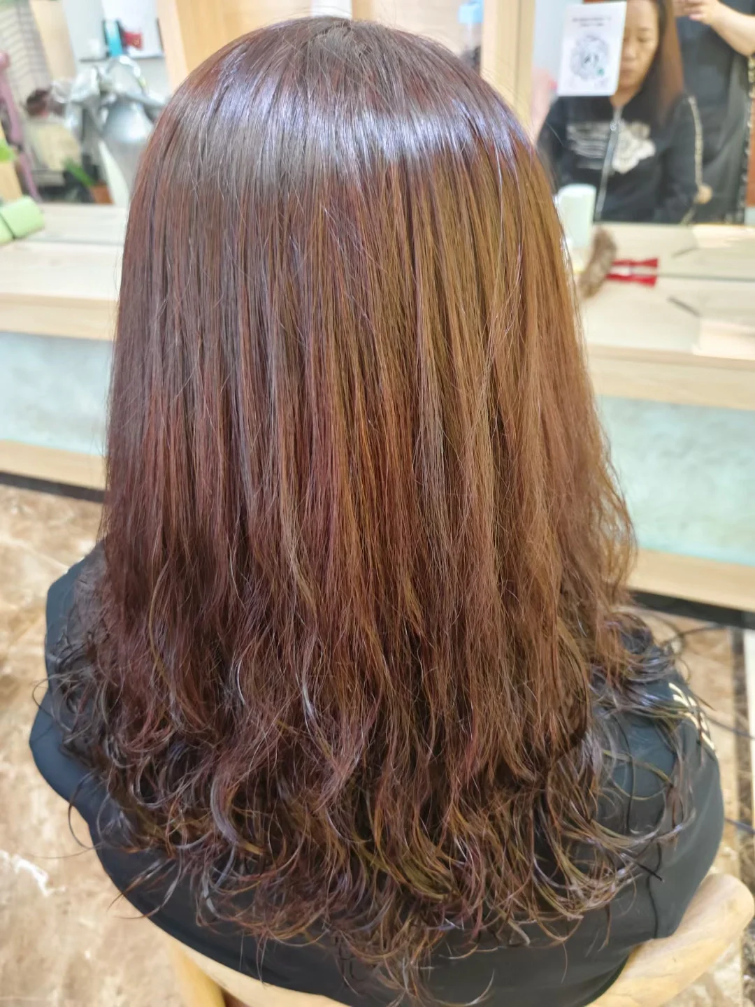 感染力丽9.9米然的头发