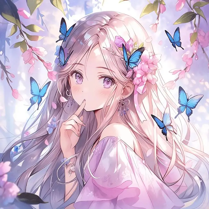 蓝色和紫色系的头像