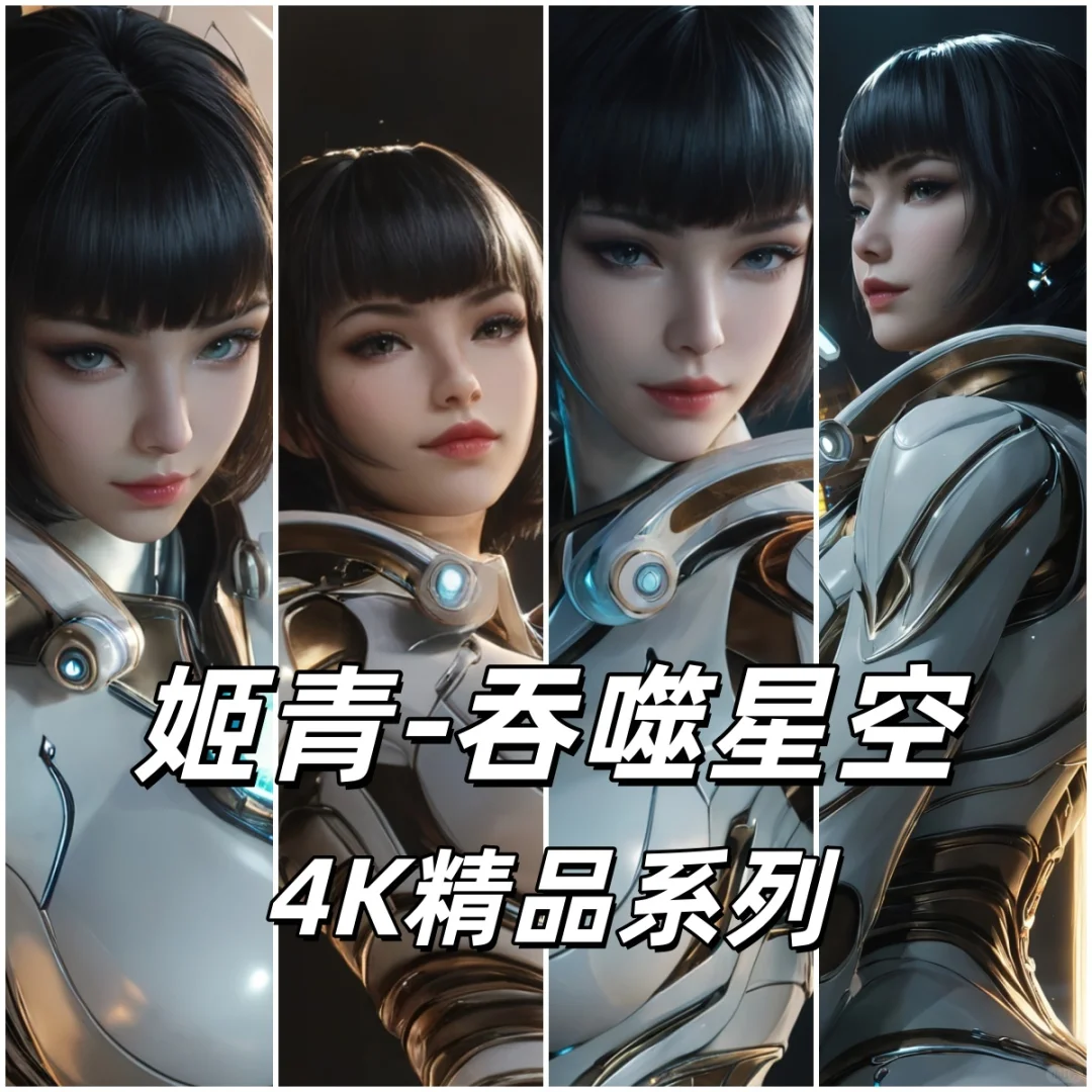 AI国漫女神 姬青 精品系列 4K壁纸