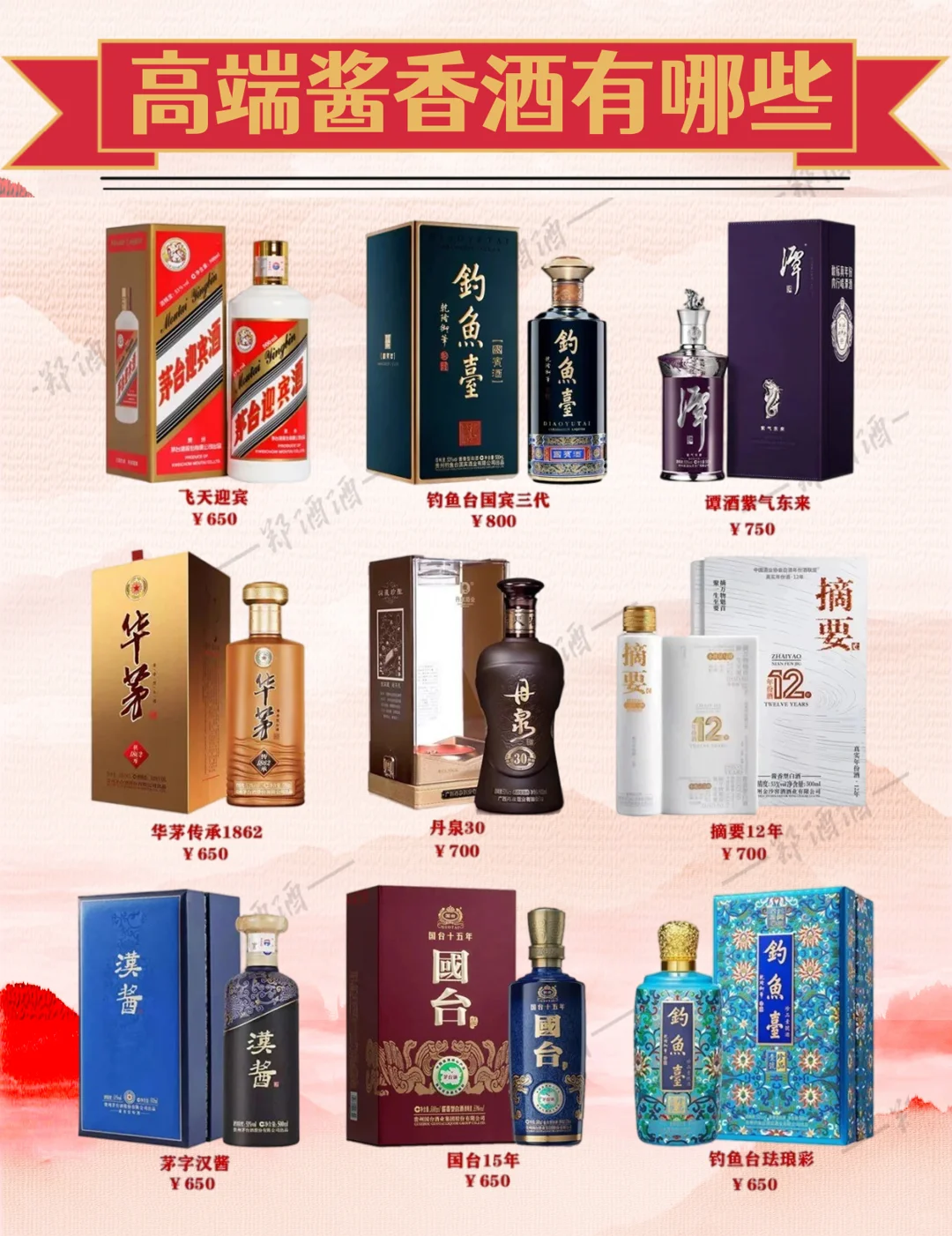 高端的酱酒有哪些