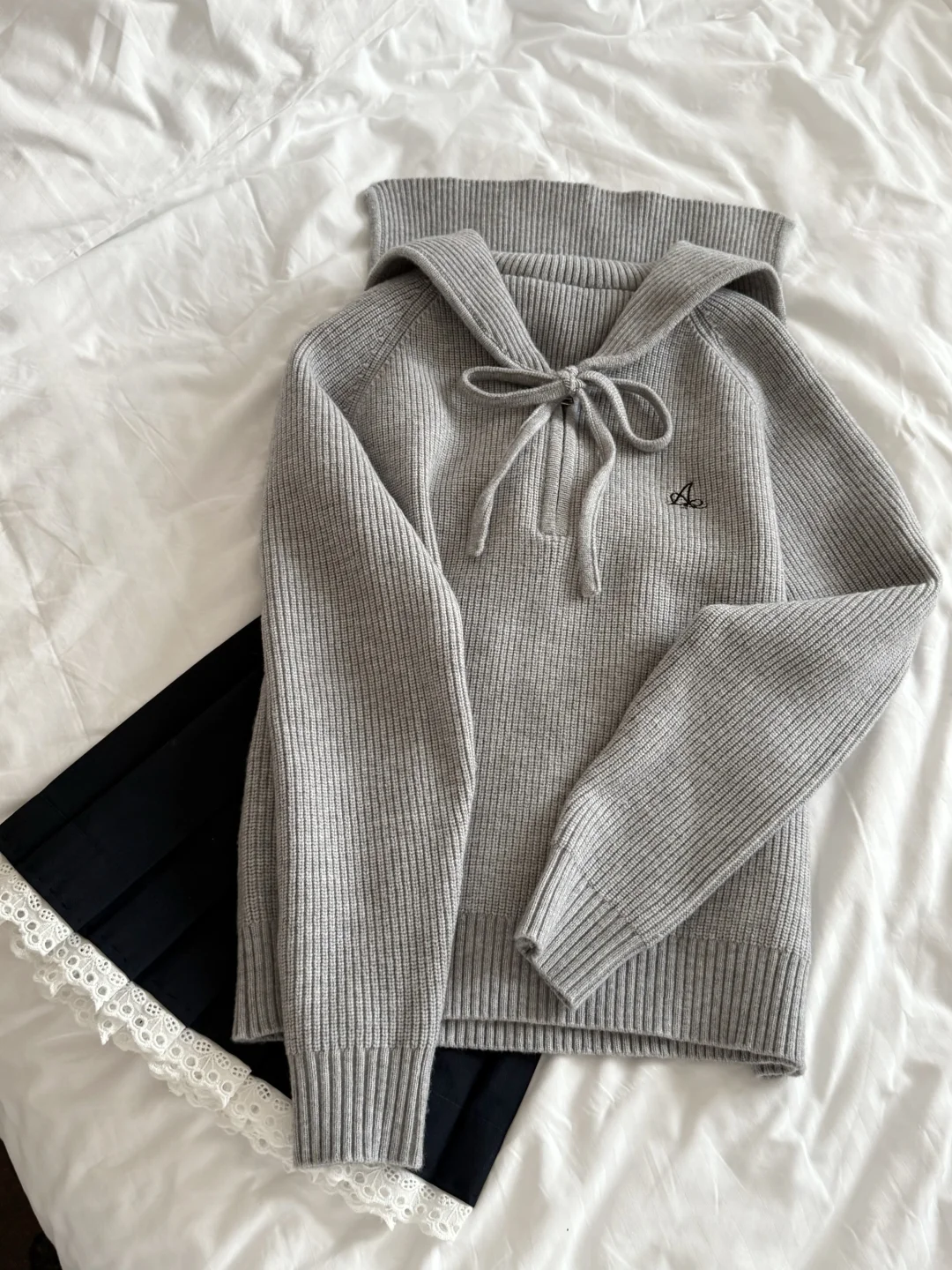 我会向全世界安利水手领毛衣