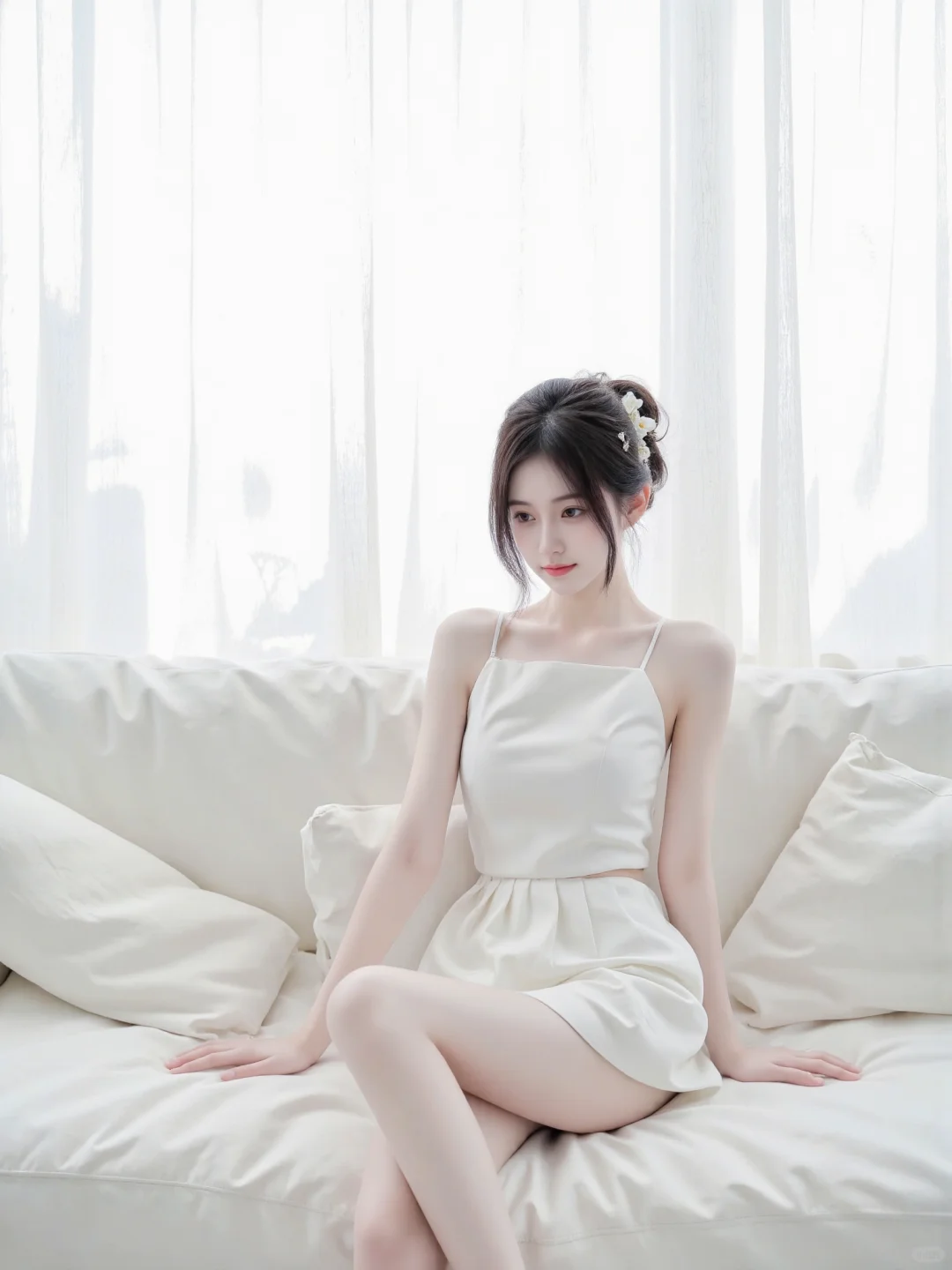 纯白写真氛围感拉满~