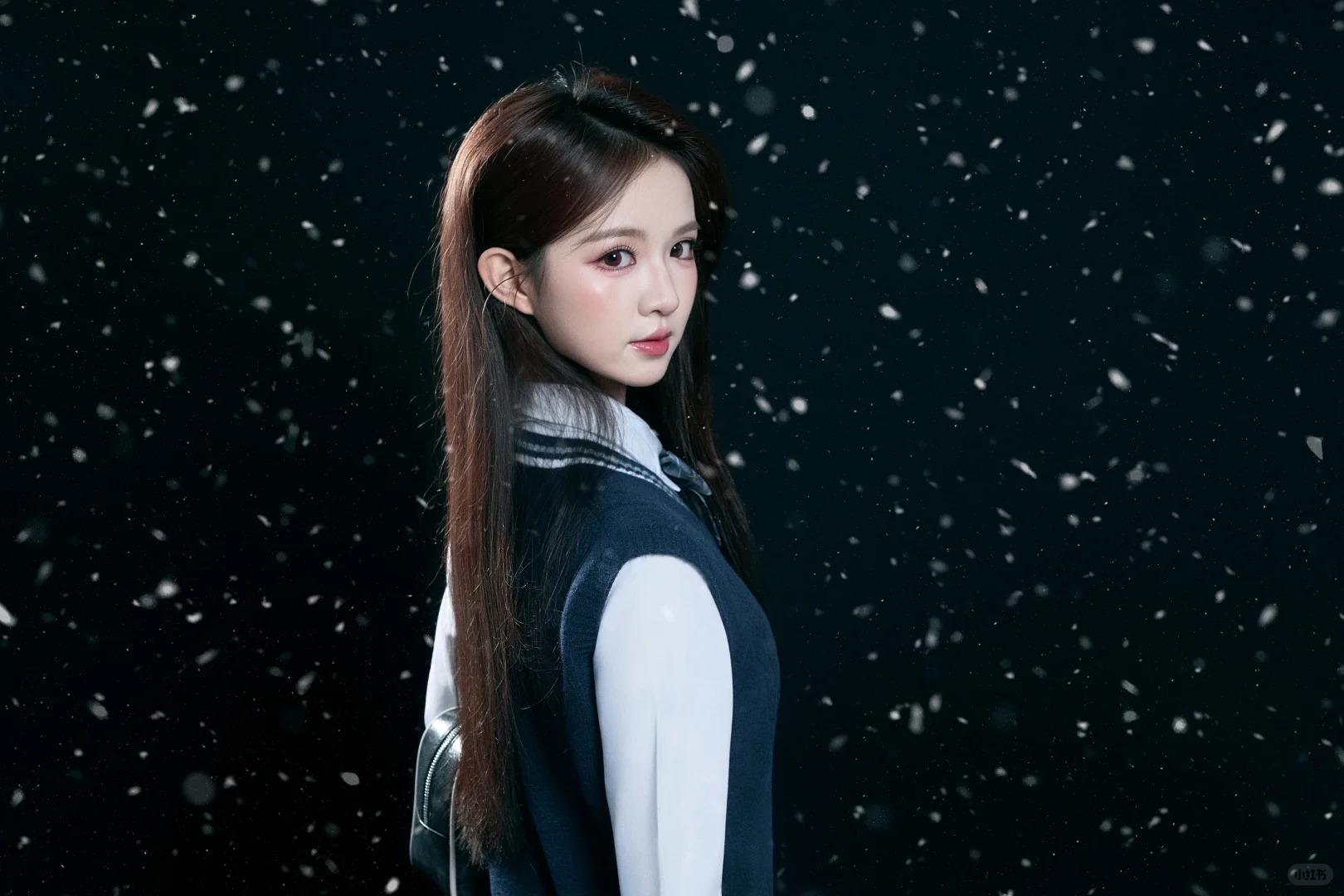 ⊹꙳ ˶冬日来信|学院风室内雪景写真|郑州摄影