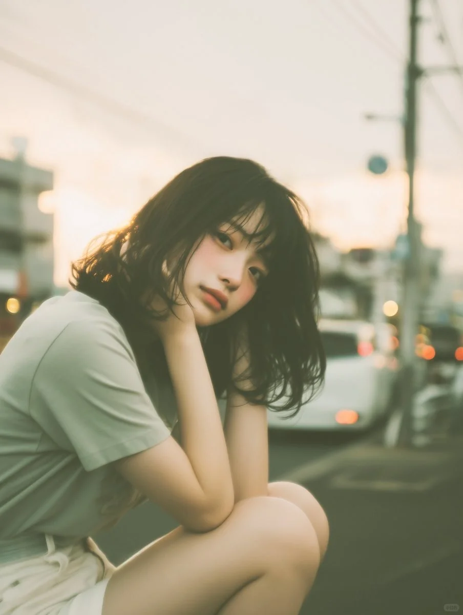 清冷的女生丨日系胶片氛围感少女写真
