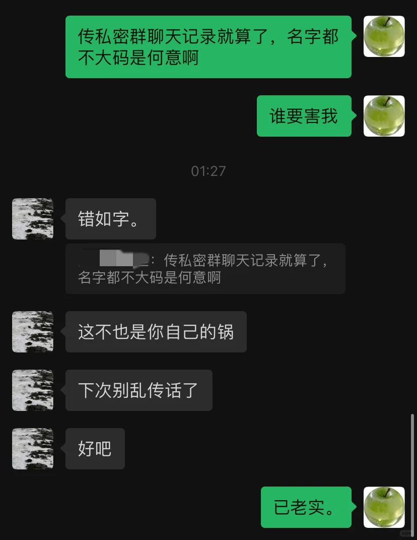 请大家不要再传p1这条聊天记录了