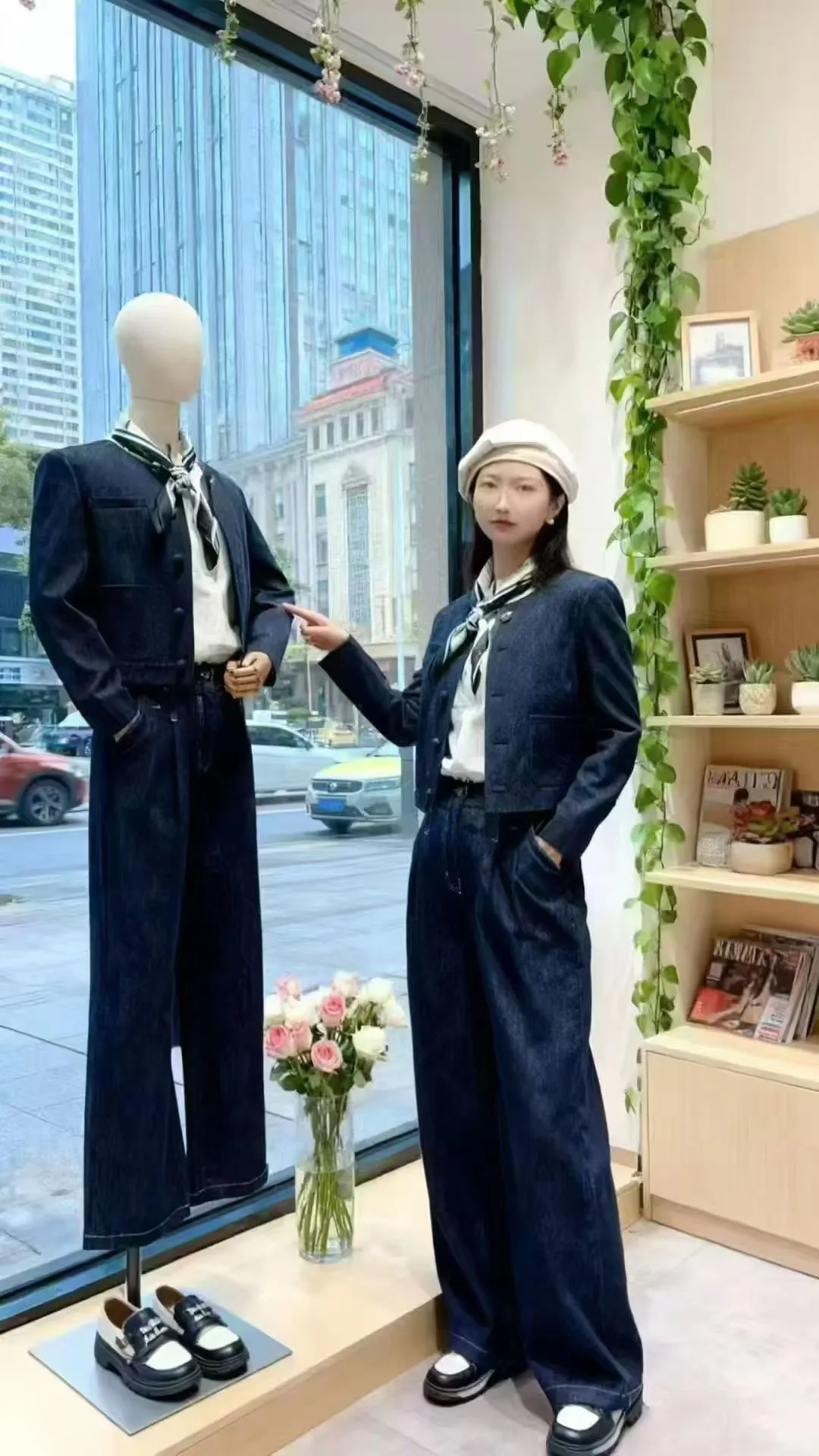 与模特比美[偷笑]