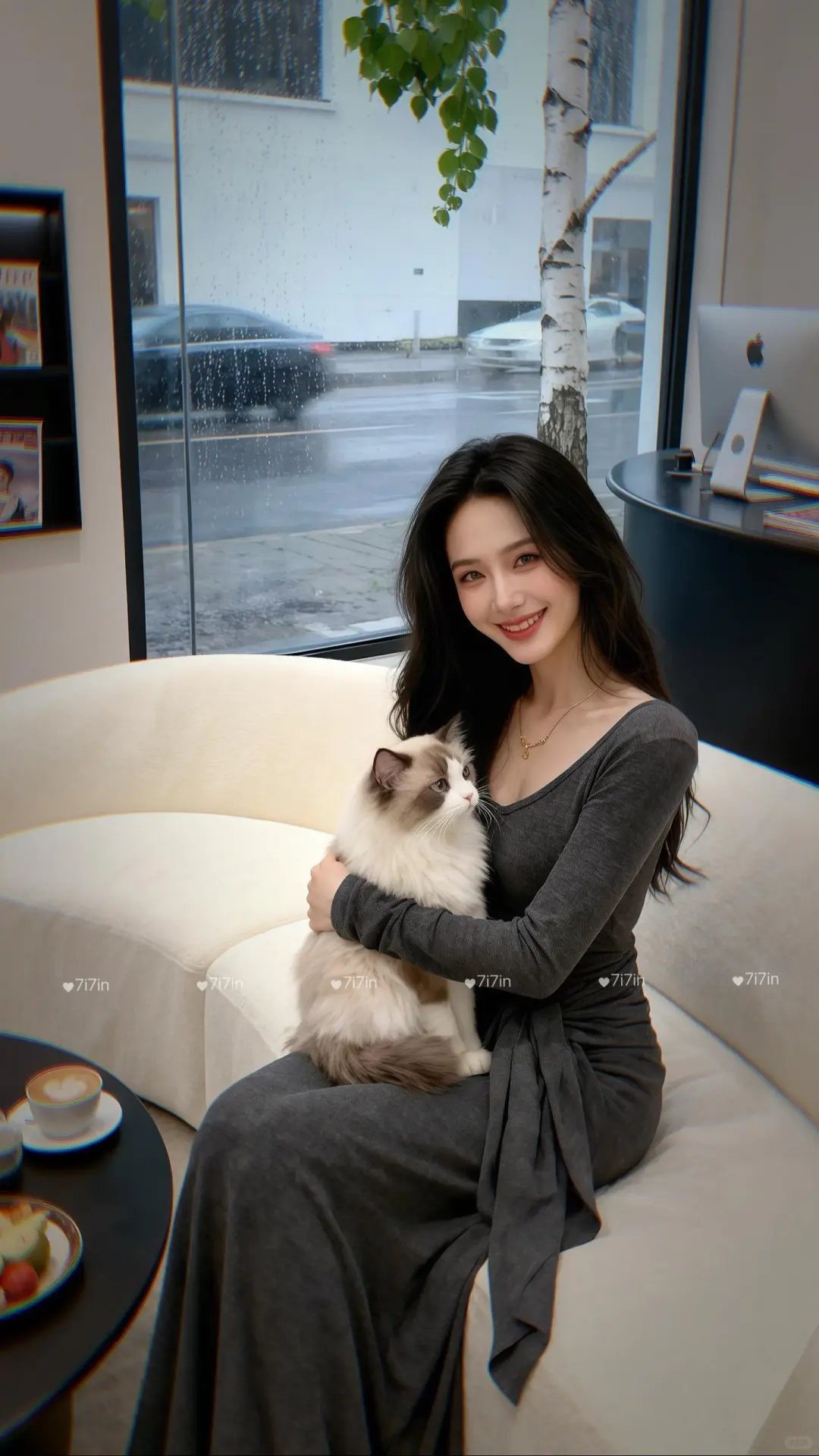 优雅修身长裙，尽显女人味