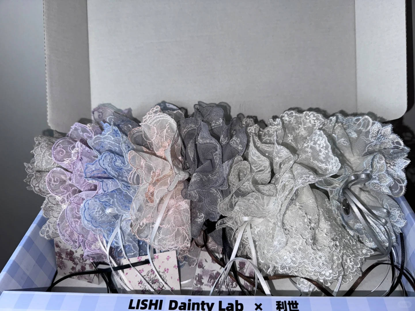 lishi利世蕾丝发圈随手一扎，氛围感拉满🌸