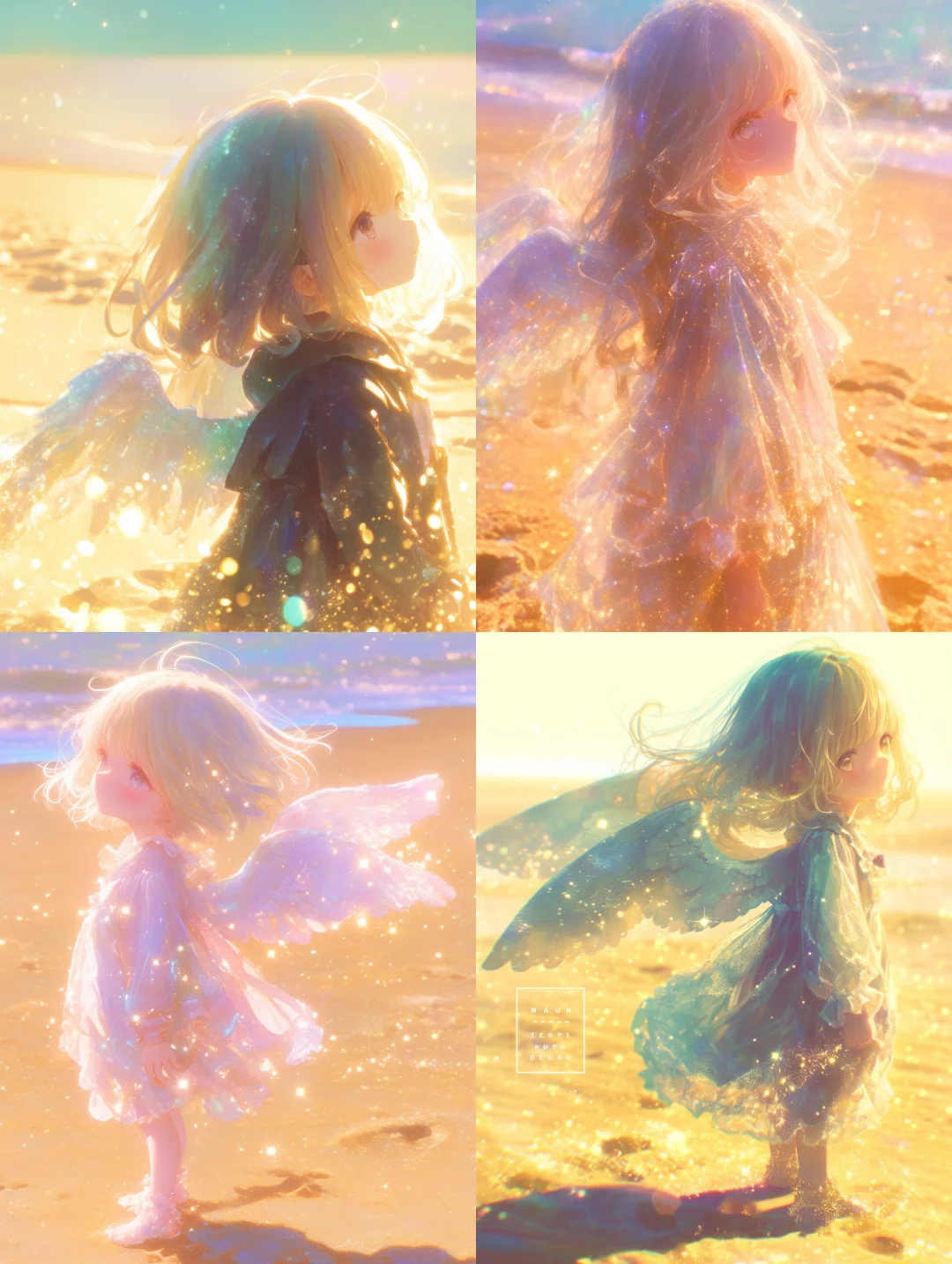 我心里住着一个天使，她永远天真也永远清醒