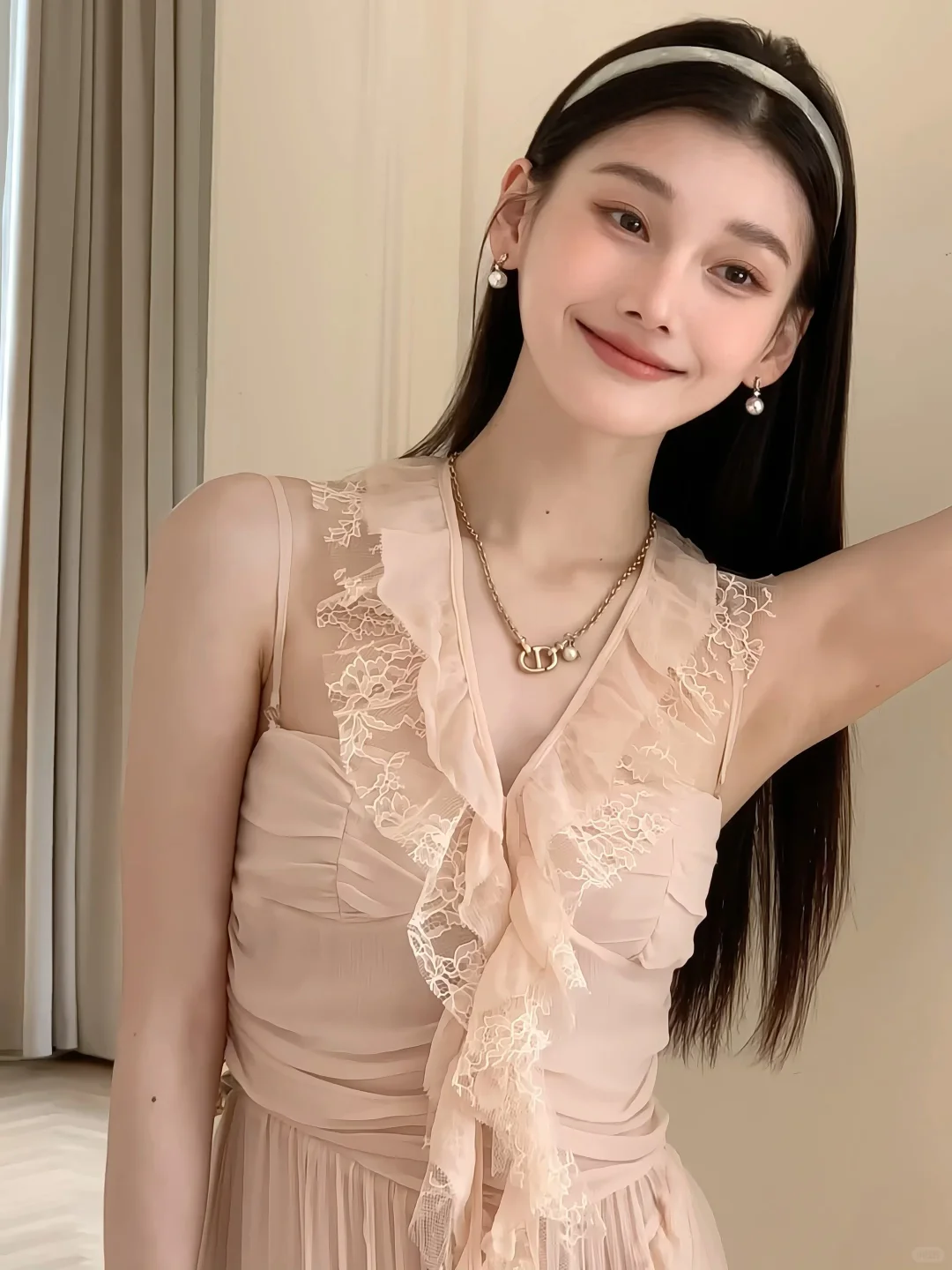 低饱和的粉 主打一个温柔淡雅大美人～