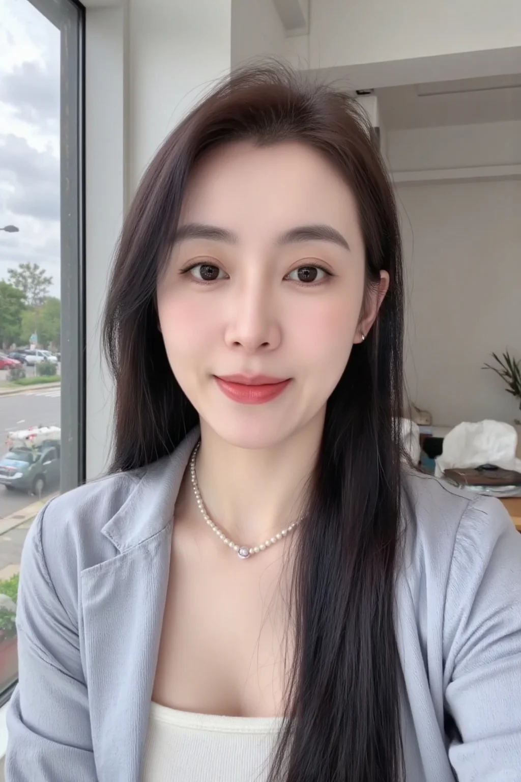 40岁小阿姨 这个气质看着还可以吗