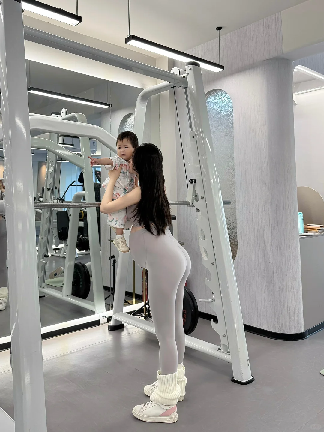 孕32周+1岁娃｜带娃健身两不误