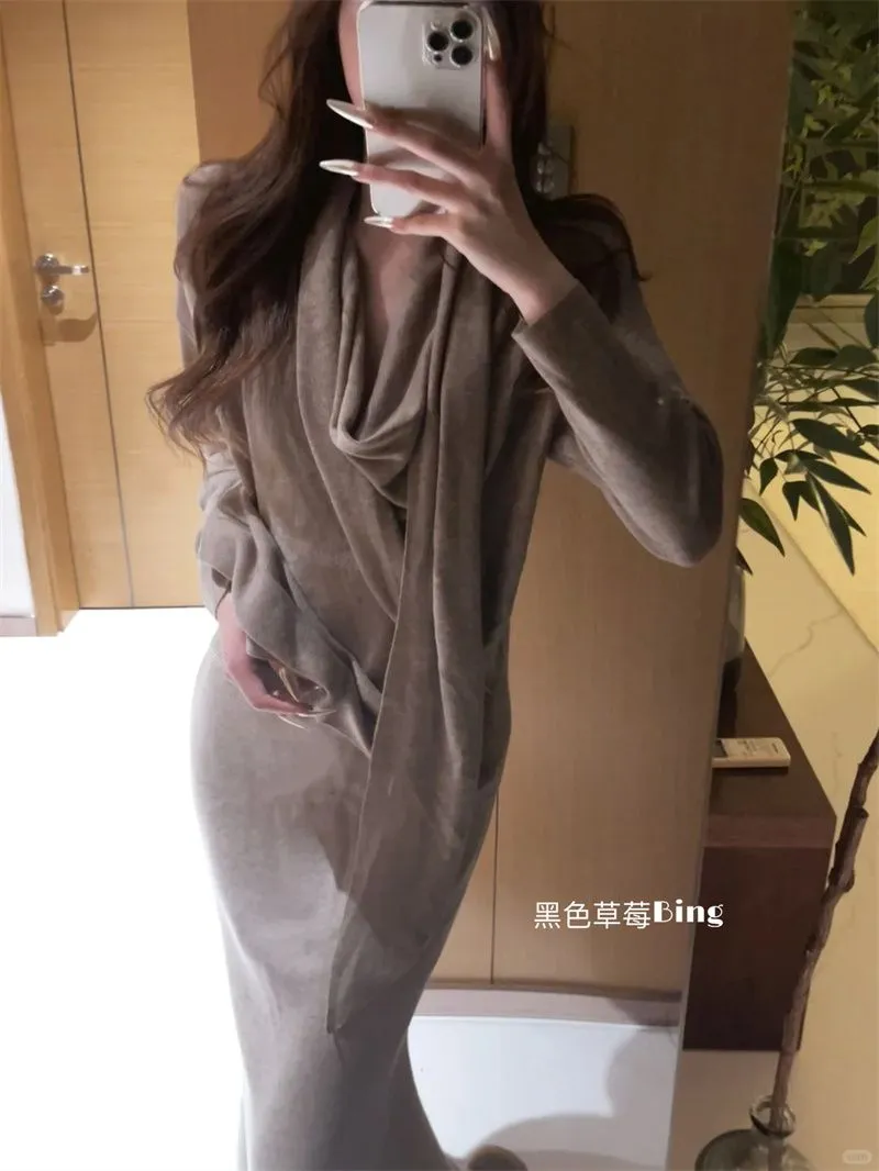 气质女神范高级感连衣裙👗
