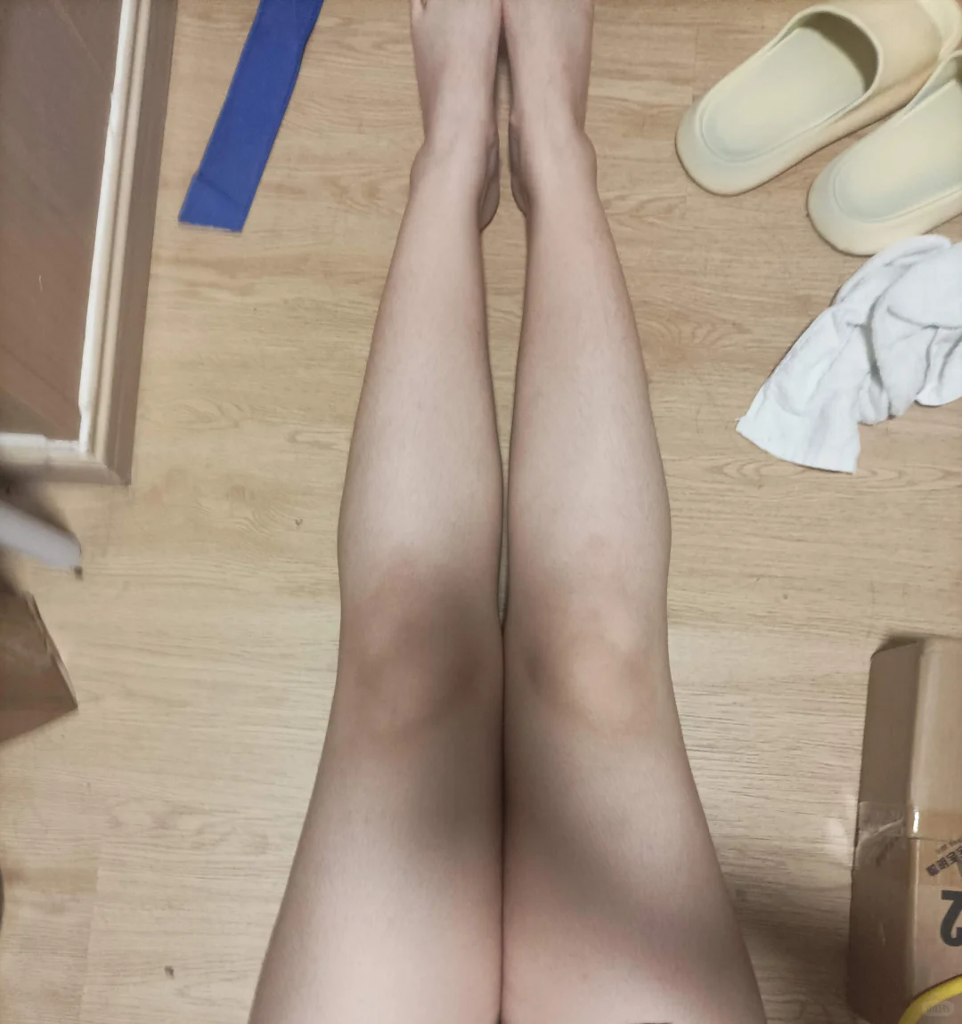 155斤的腿，满意得不得了