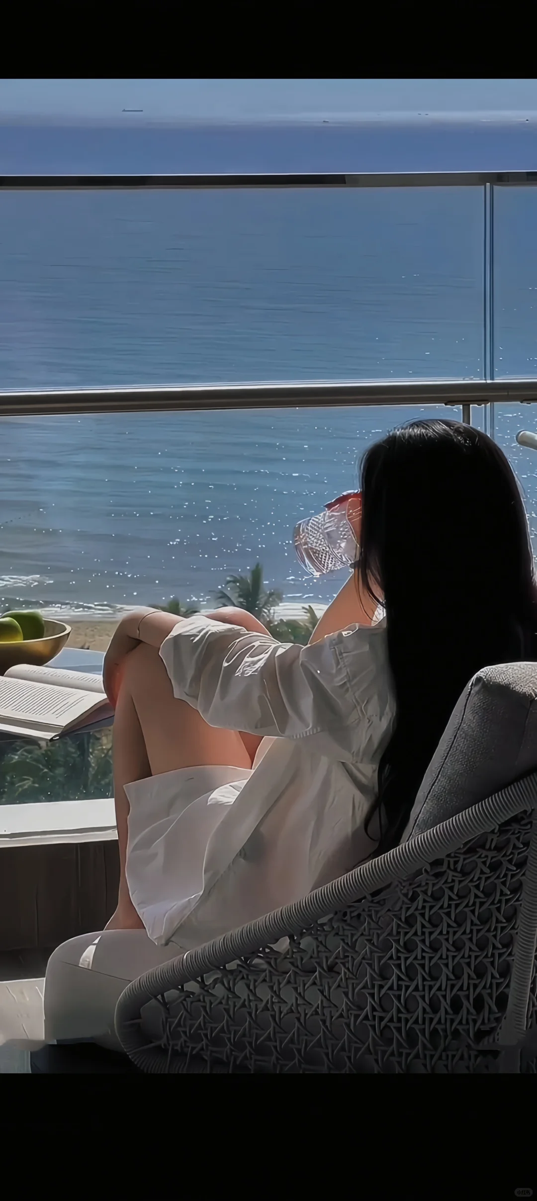 享受独处·治愈系背景图·女