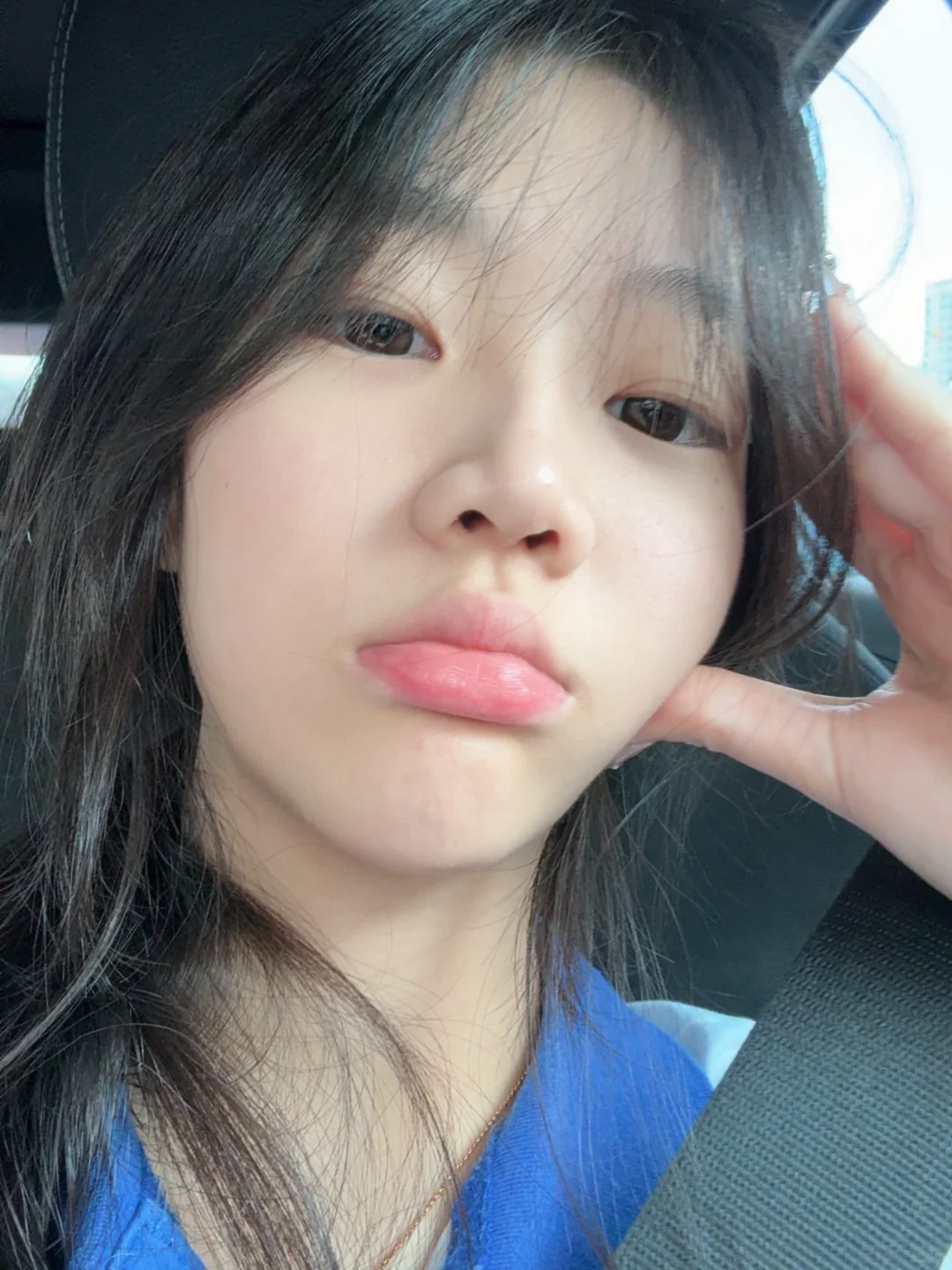 上周去集训的路上😭😭