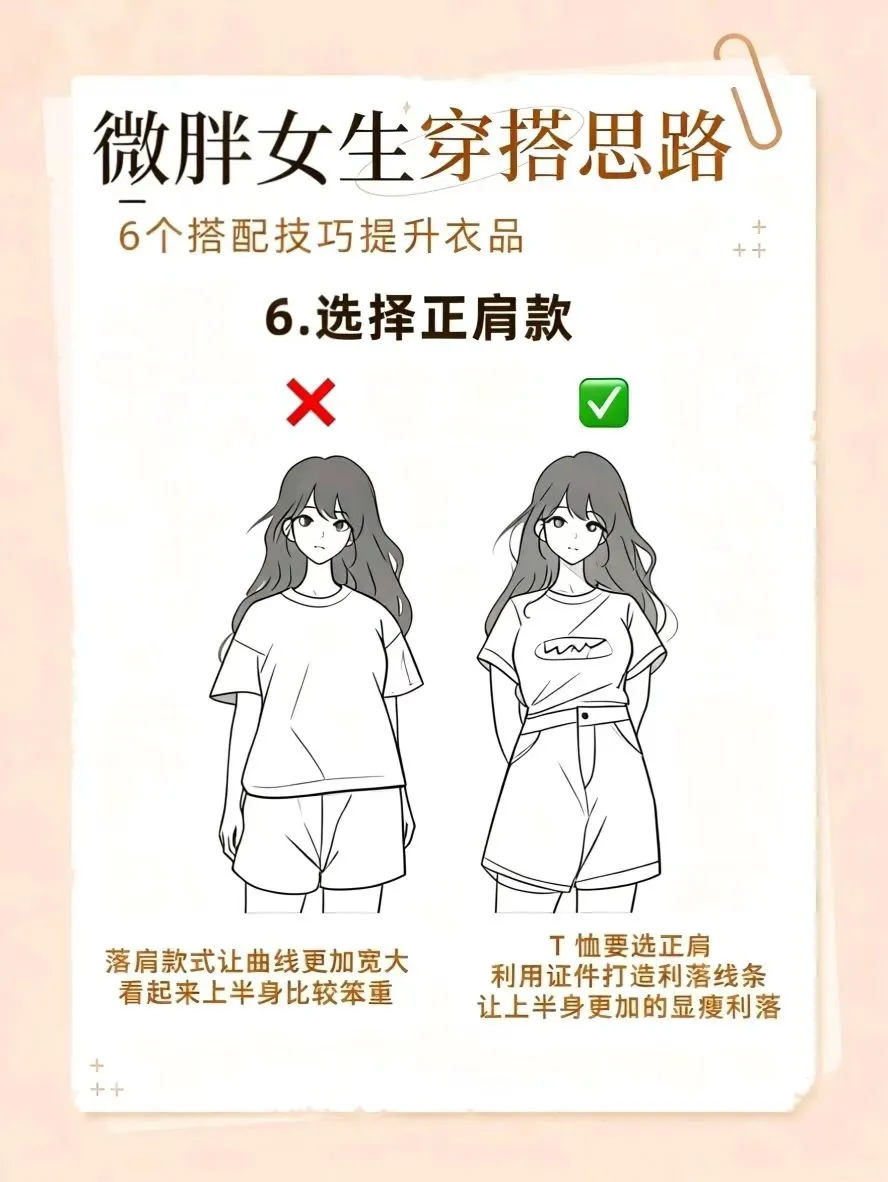 微胖女生穿搭技巧｜6个搭配技巧提升衣品