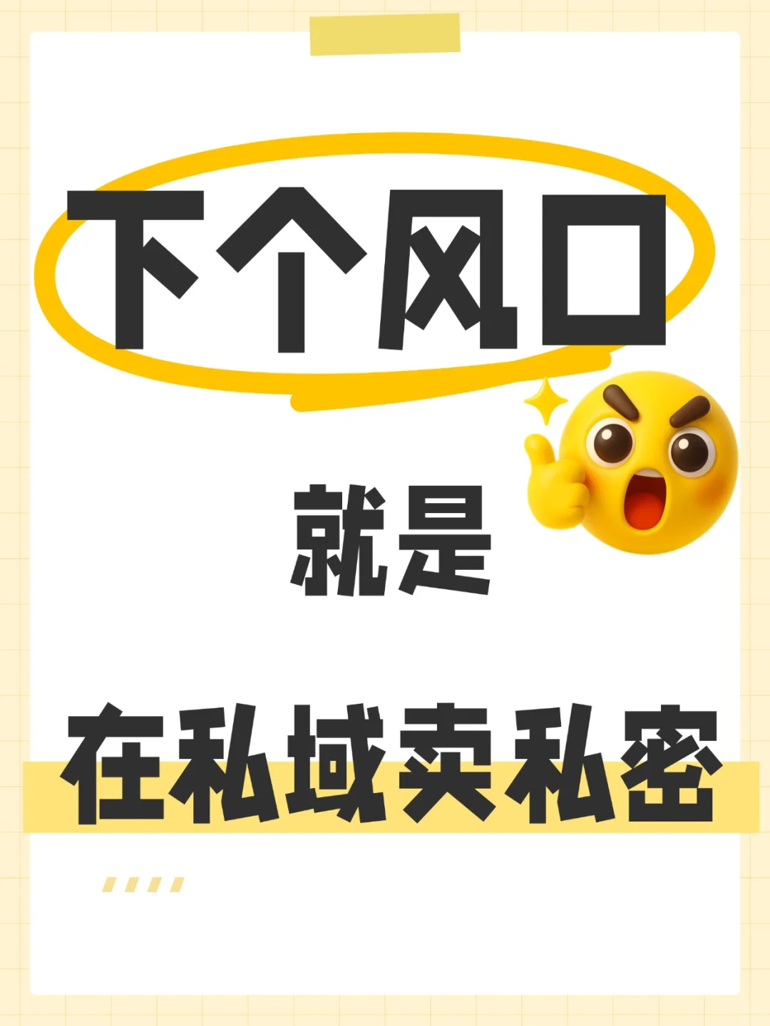 私域卖私密太香了!普通人也能抓的风口!