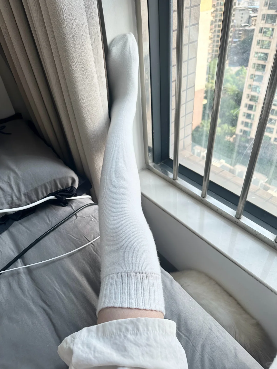 谁懂啊!真的被这个奶fufu过膝袜热哭了🔥🔥