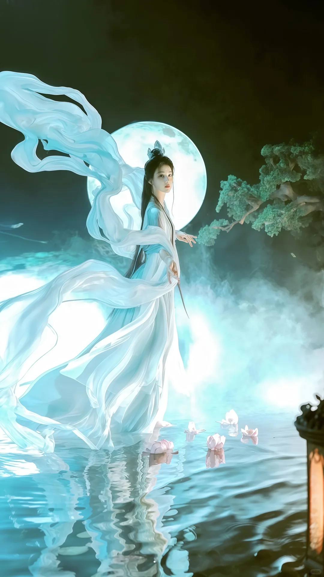 陈都灵 | 月下仙子