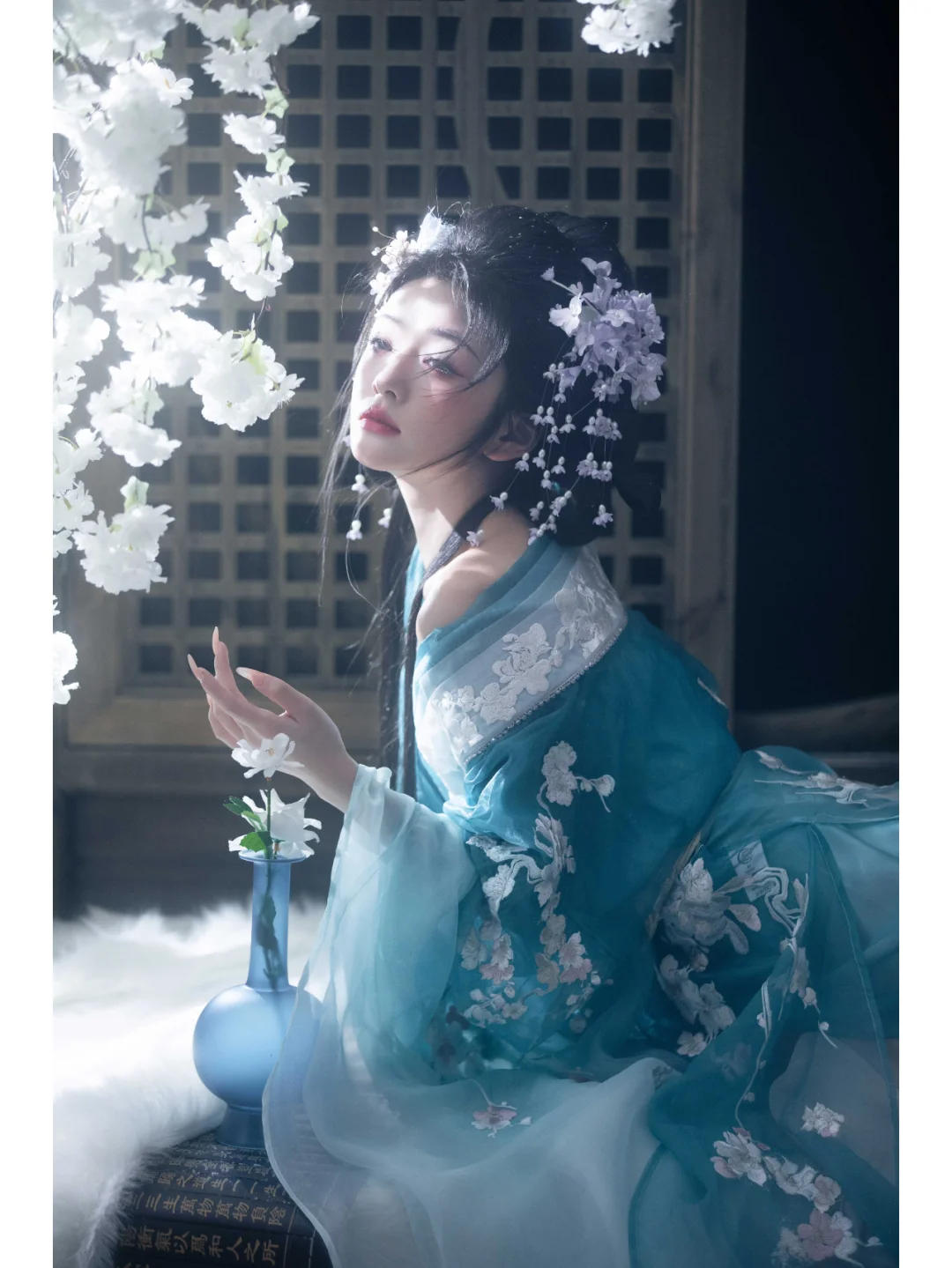 三更月,中庭恰照梨花雪🕊️冬日意境感写真